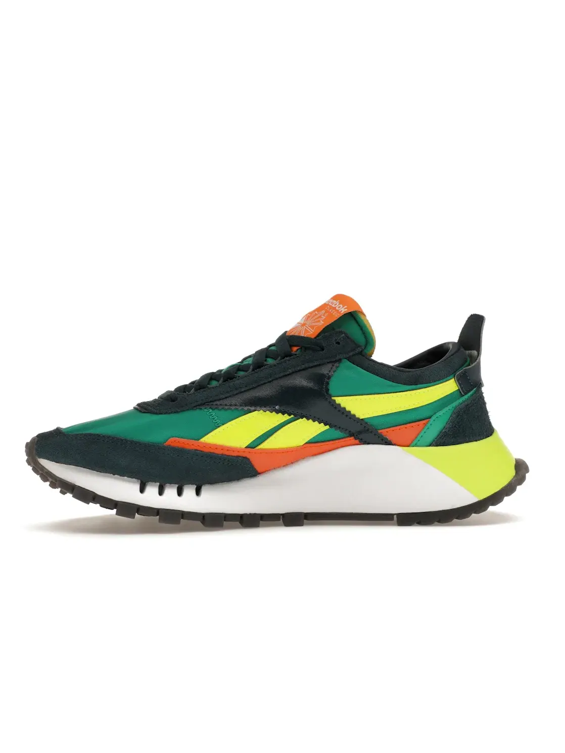 Кроссовки мужские Reebok Classic Leather Legacy, Lifestyle — изображение 3 из 4, синий/зеленый-желтый
