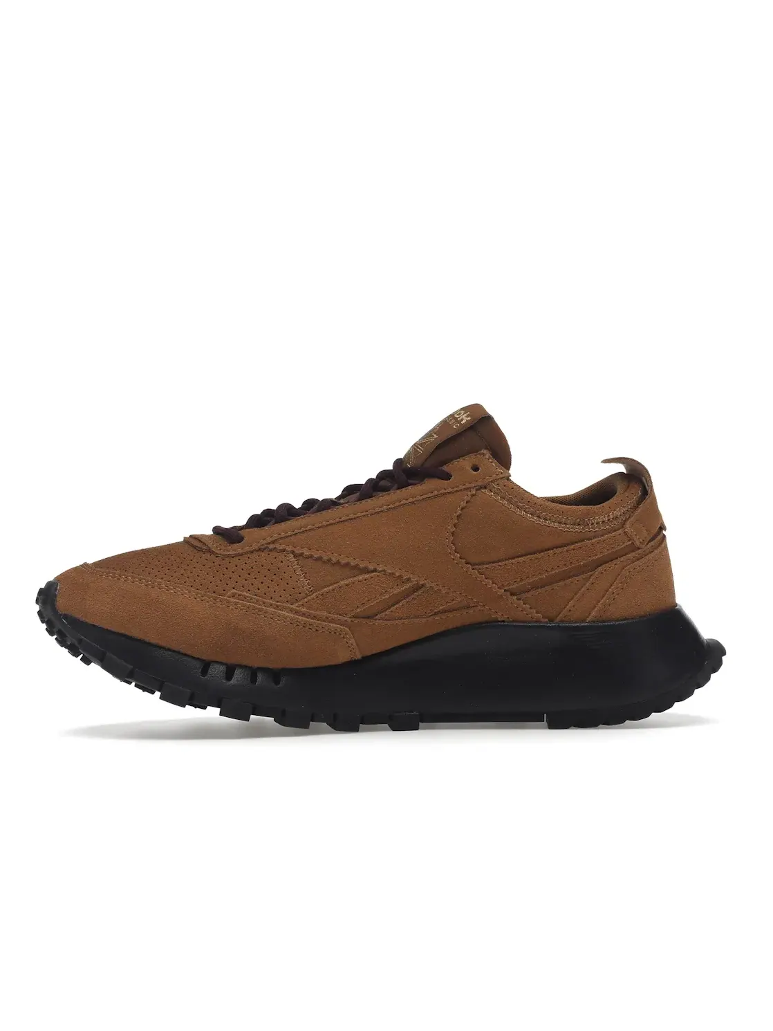 Кроссовки мужские Reebok Classic Leather Legacy, кожаные — изображение 3 из 4, коричневый//золотистый
