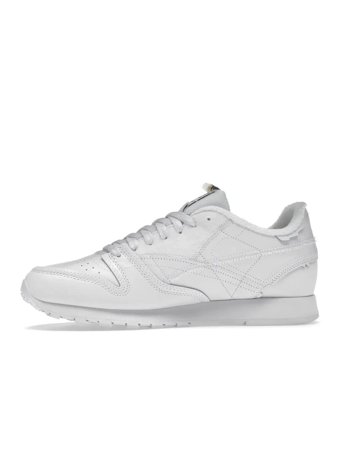 Кроссовки Reebok Classic Leather Lifestyle, кожаные — изображение 3 из 4, белые с черным