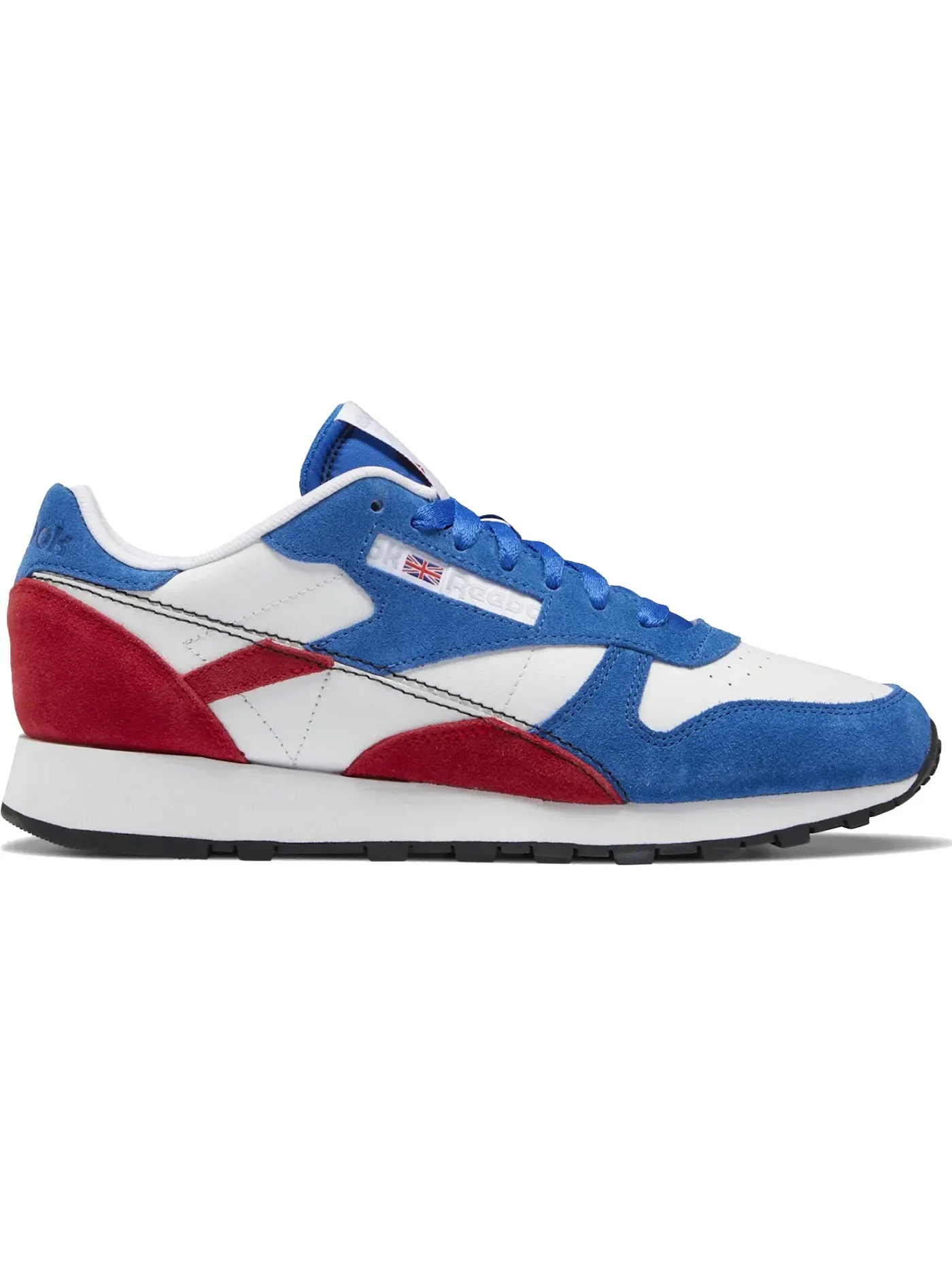 Кроссовки мужские Reebok Classic Leather, Lifestyle — изображение 1 из 1, синий/красный/белый