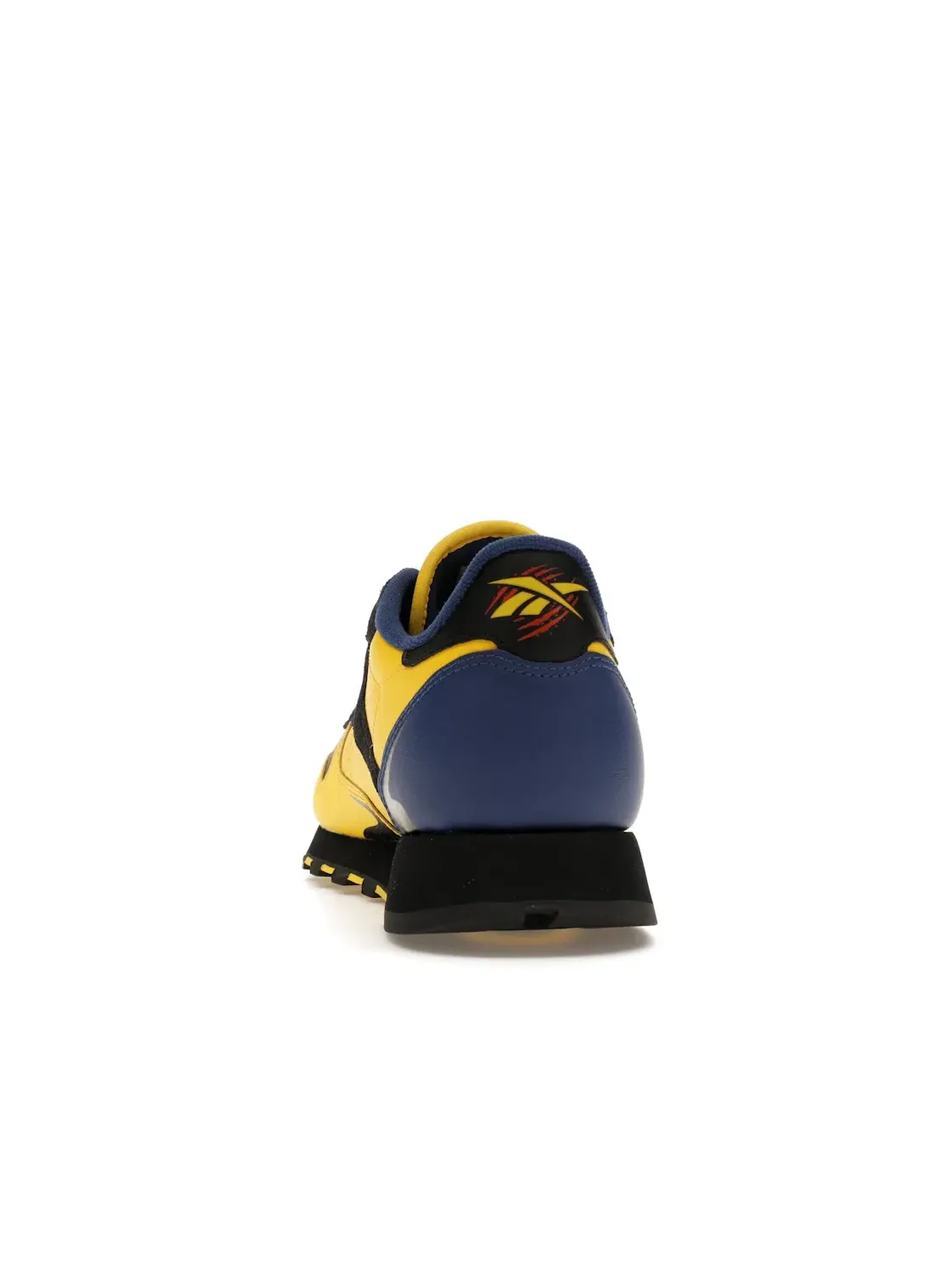 Кроссовки мужские Reebok Classic Leather Marvel X-Men Wolverine, с принтом — изображение 4 из 4, желтый/черный/синий