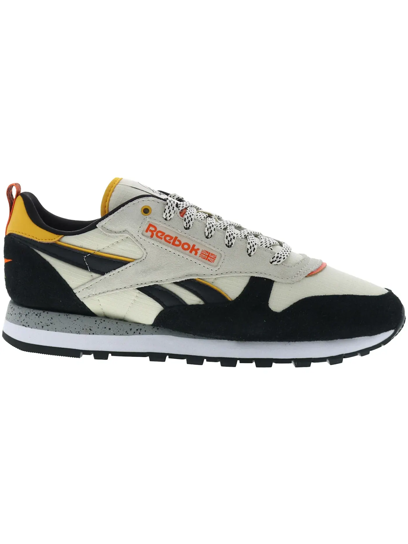 Кроссовки мужские Reebok Classic Leather, Lifestyle — изображение 1 из 1, черный/золотистый