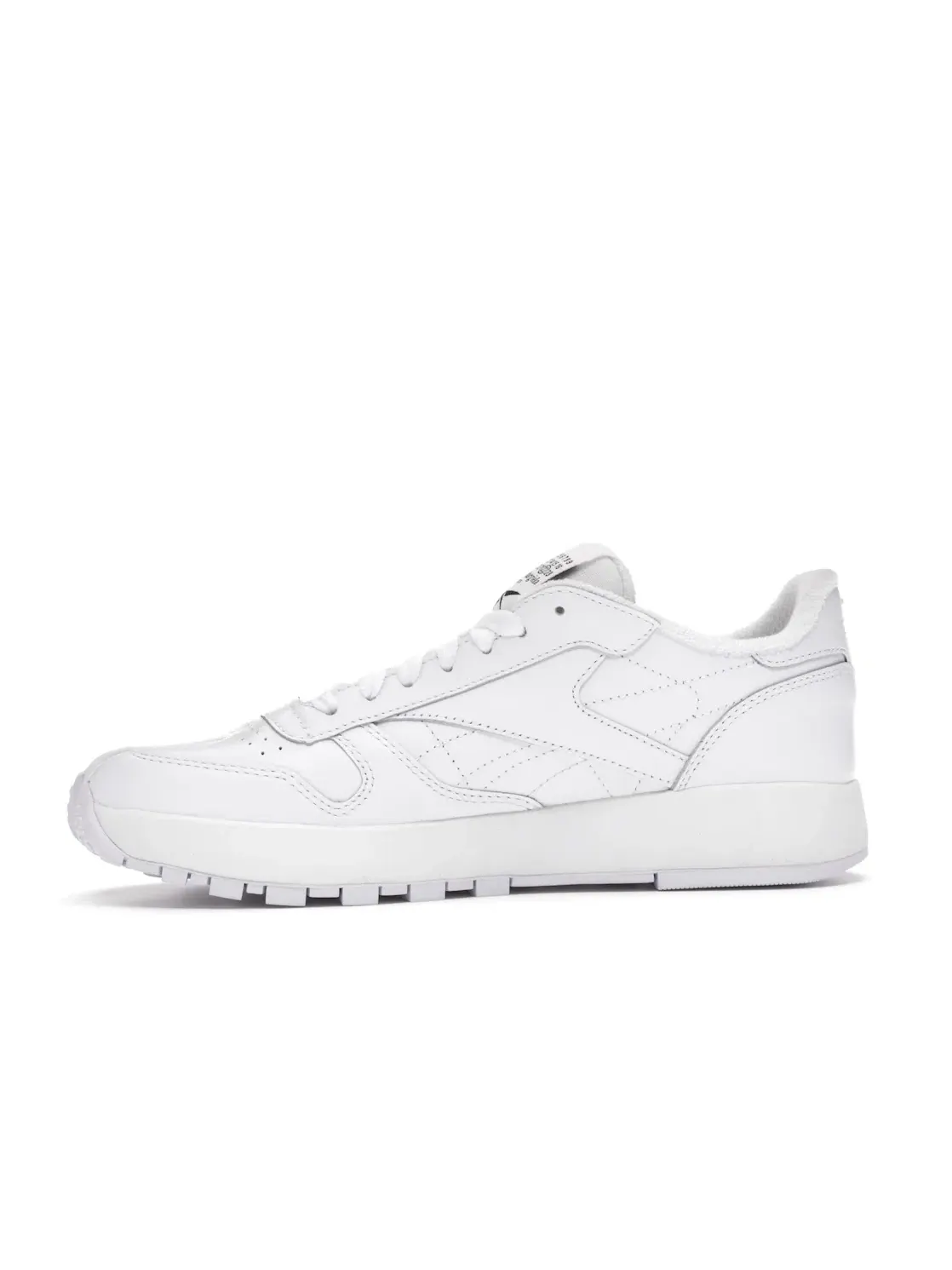 Кроссовки Reebok Classic Leather Tabi Project 0 CL Maison Margiela, с разделенным носком — изображение 3 из 4, белый