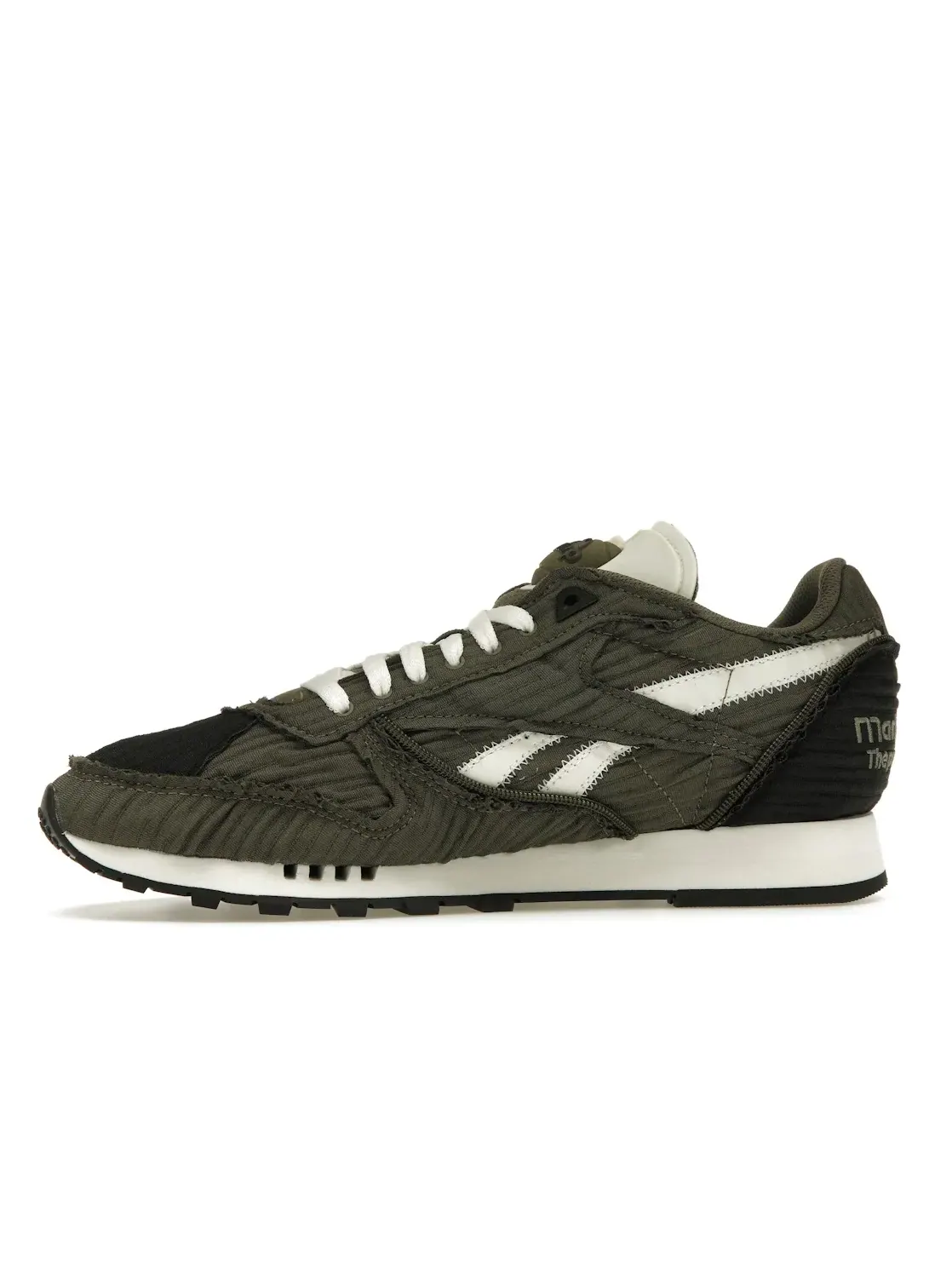 Кроссовки мужские Reebok Classic Leather Pump, для активного отдыха — изображение 3 из 4, зеленый/черный