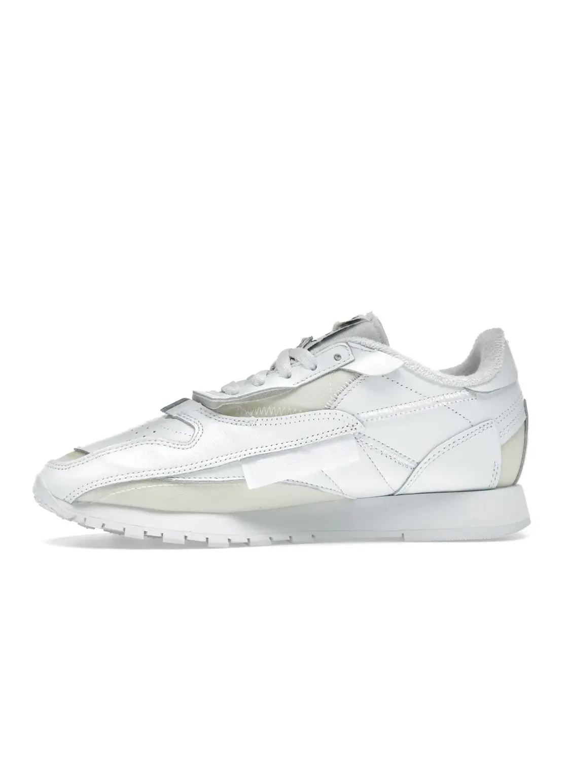 Кроссовки мужские Reebok Classic Leather Re-Co, Lifestyle — изображение 3 из 4, белый/белый/черный