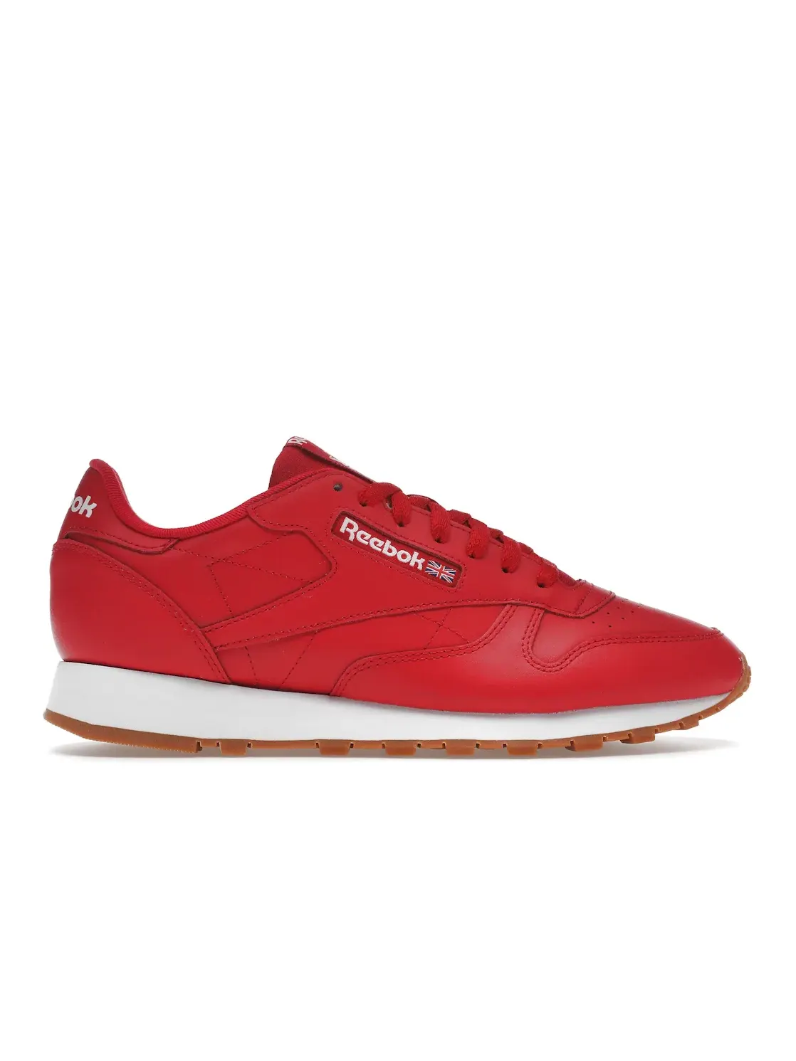 Кроссовки Reebok Classic Leather, Lifestyle — изображение 1 из 4, красный/белый