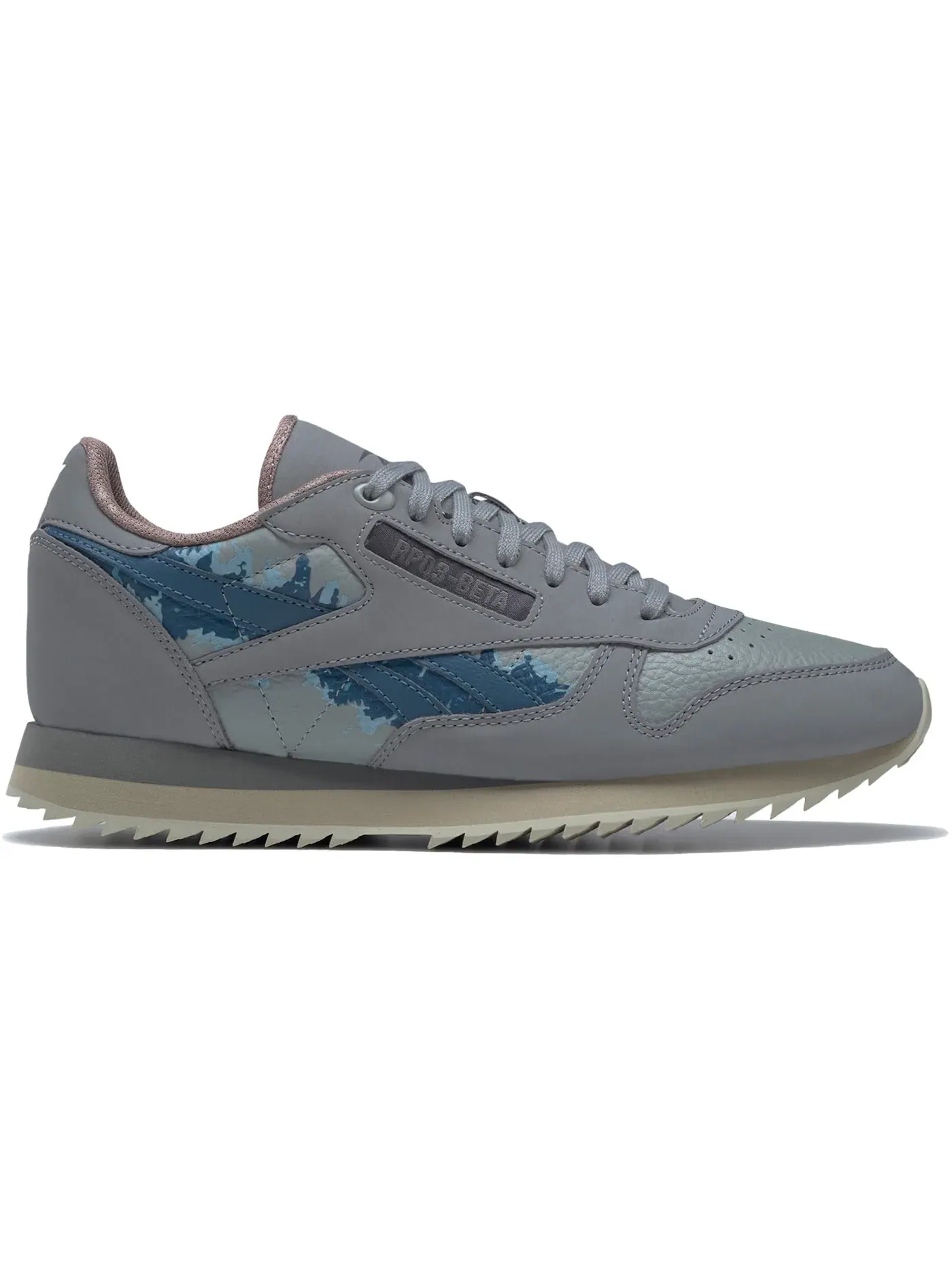 Кроссовки мужские Reebok Classic Leather Ripple — изображение 1 из 1, серый/серый/синий