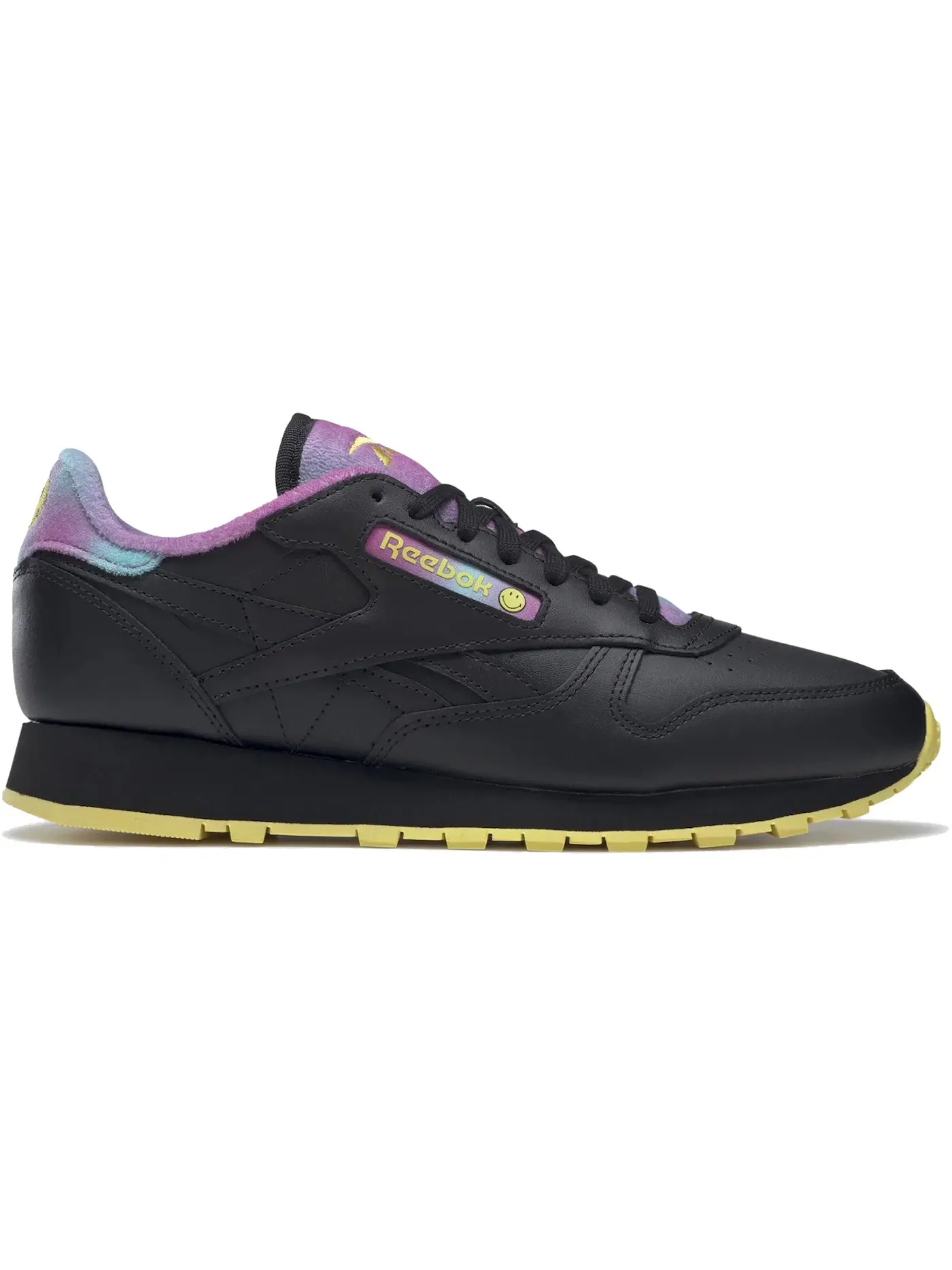 Кроссовки Reebok Classic Leather Lifestyle — изображение 1 из 1, черный/желтый
