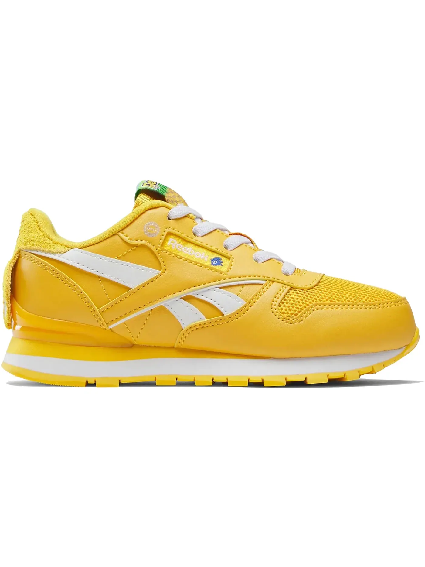 Детские кроссовки Reebok Classic Leather Step 'N' Flash Sonic the Hedgehog 3 Tails (PS) — изображение 1 из 1