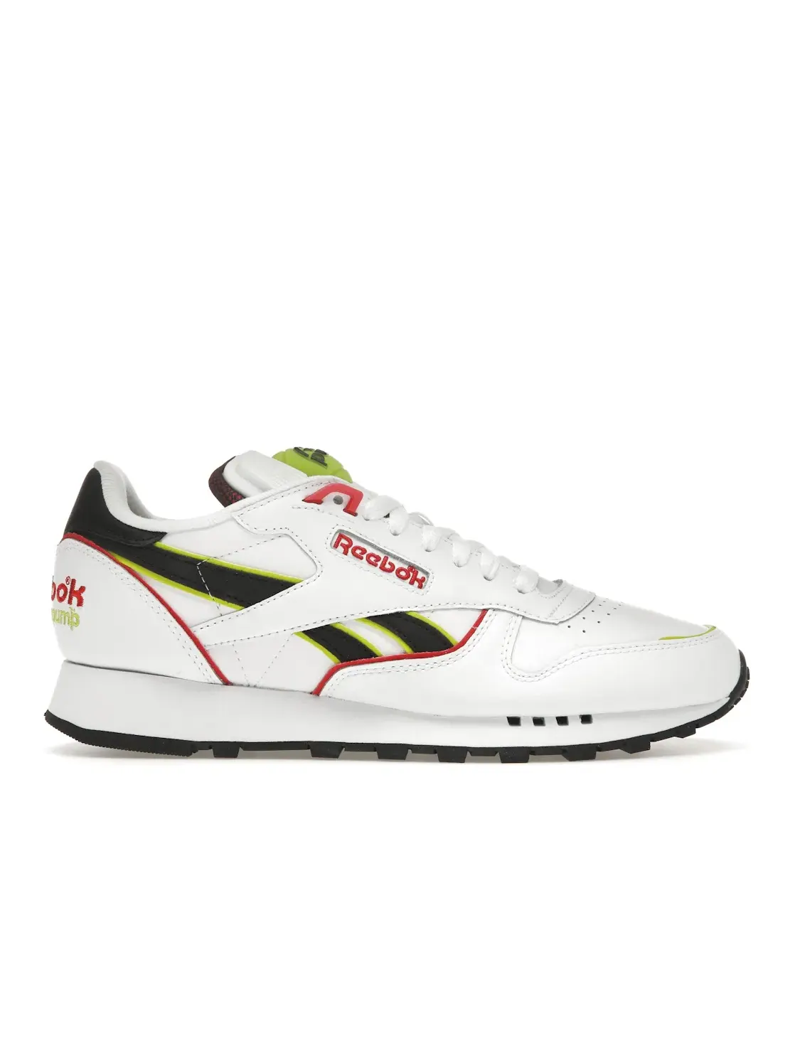 Кроссовки мужские Reebok Classic Leather, Lifestyle — изображение 1 из 4, белый черный желтый