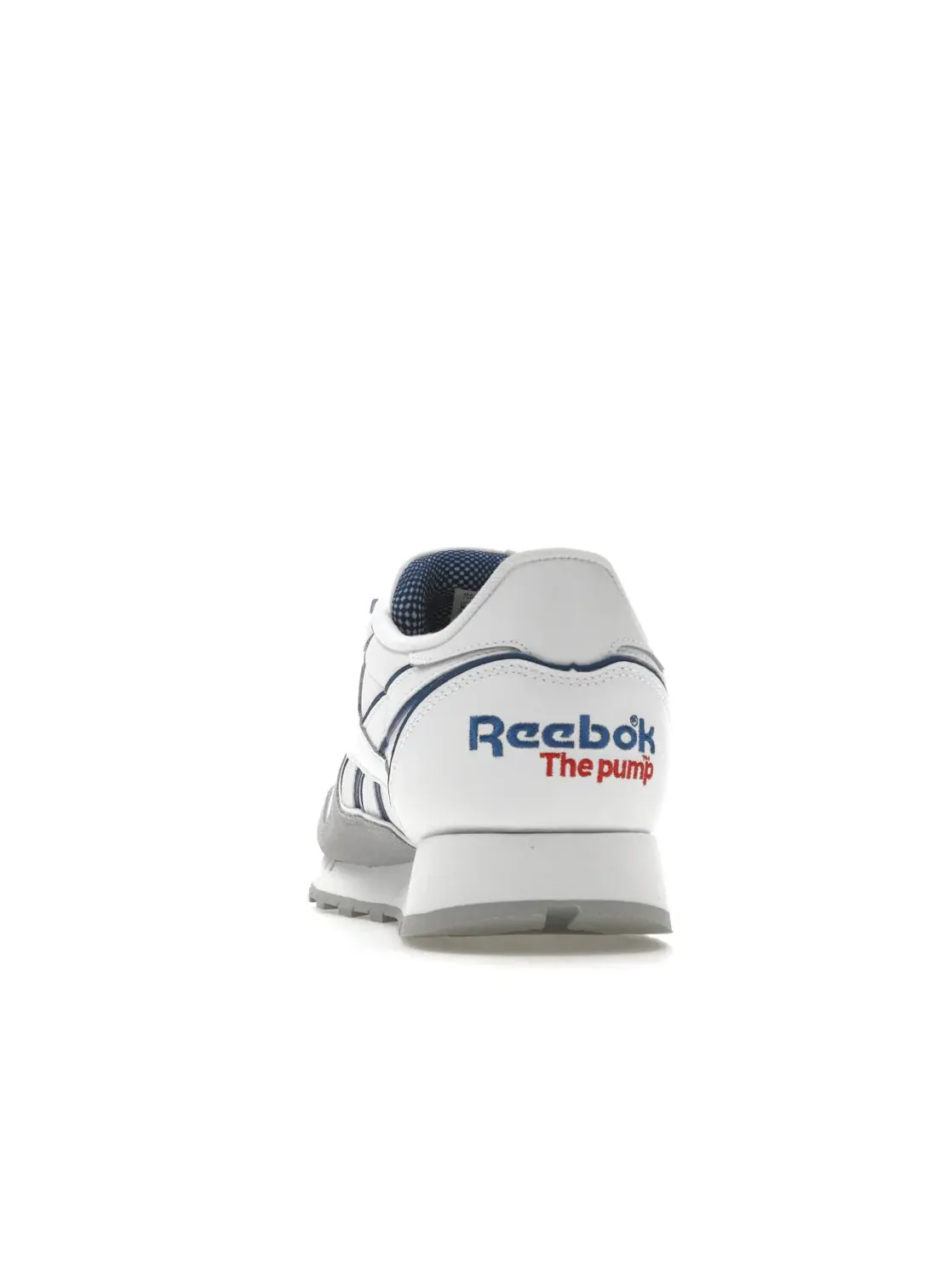 Кроссовки мужские Reebok Classic Leather, кожаные — изображение 4 из 4, белый/синий/красный