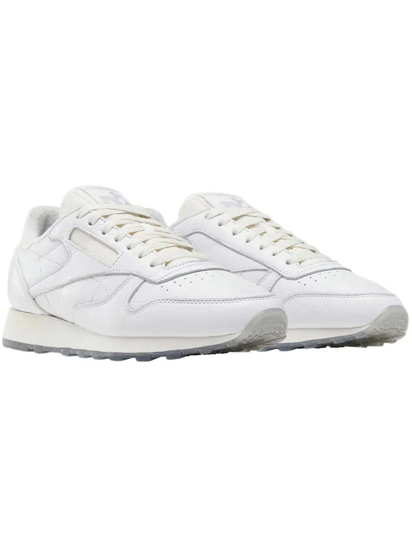Кроссовки Reebok Classic Leather Lifestyle, кожаные — изображение 2 из 2, белый//серый