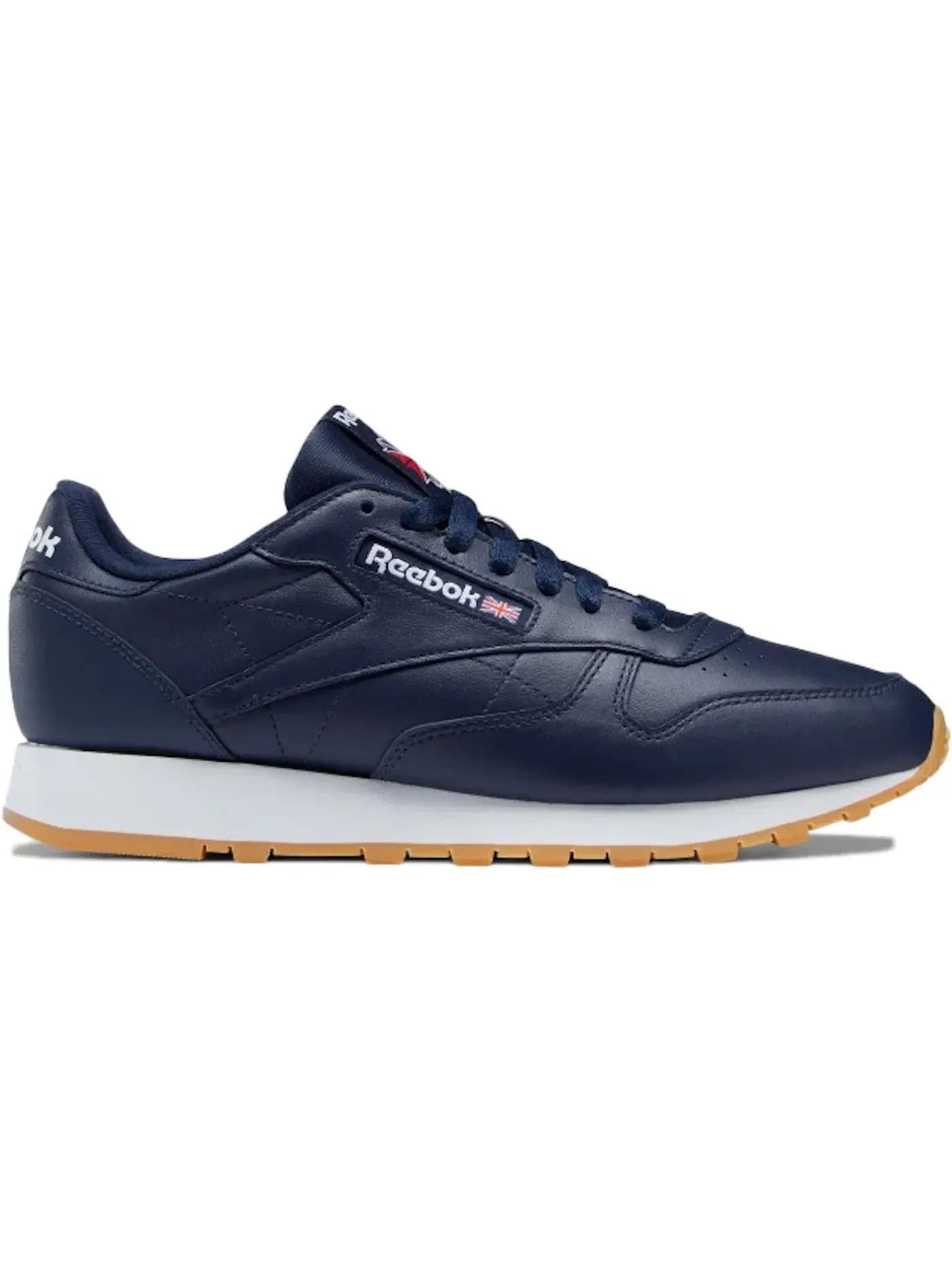 Кроссовки мужские Reebok Classic Leather Lifestyle — изображение 1 из 1, темно-синий/белый