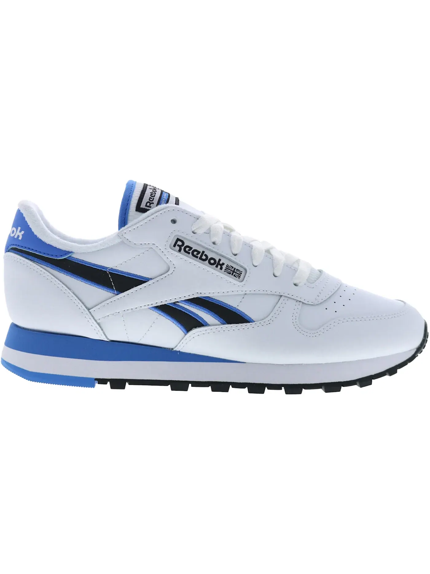 Кроссовки мужские Reebok Classic Leather, Lifestyle — изображение 1 из 1, белый/синий/черный