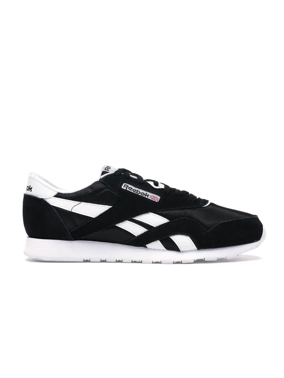 Кроссовки мужские Reebok Classic Nylon, низкий вырез — изображение 1 из 4, черный/белый