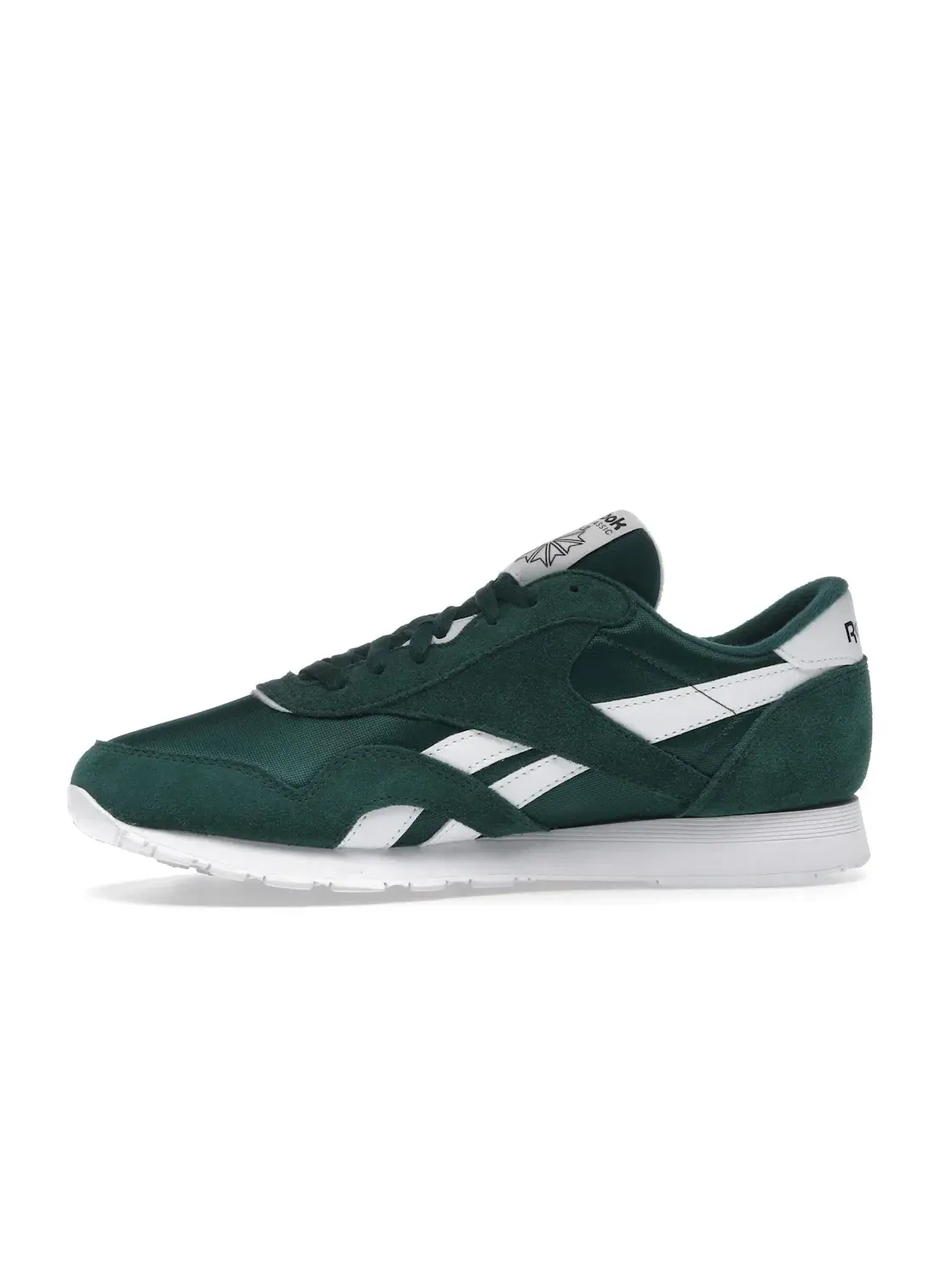 Кроссовки мужские Reebok Classic Nylon, лайфстайл — изображение 3 из 4, зеленый/зеленый/белый