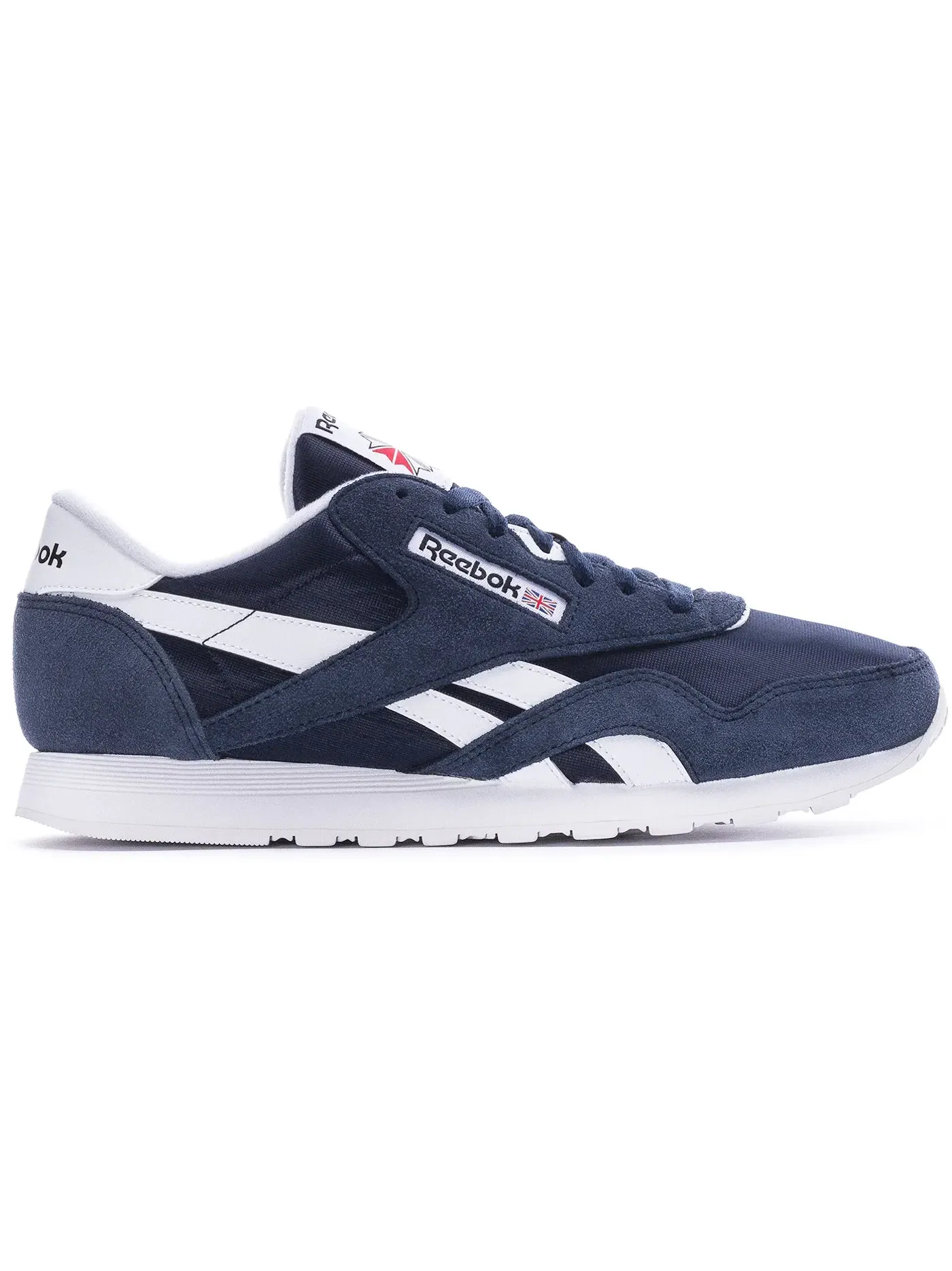 Кроссовки мужские Reebok Classic Nylon, Lifestyle — изображение 1 из 1, темно-синий/белый