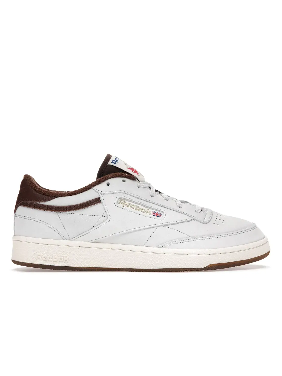 Кеды мужские Reebok Club C 85 — изображение 1 из 4, серый коричневый