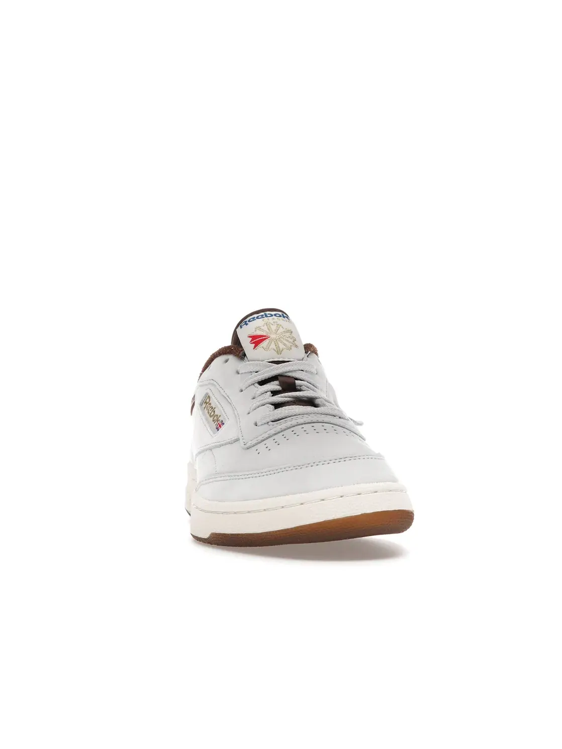 Кеды мужские Reebok Club C 85 — изображение 2 из 4, серый коричневый