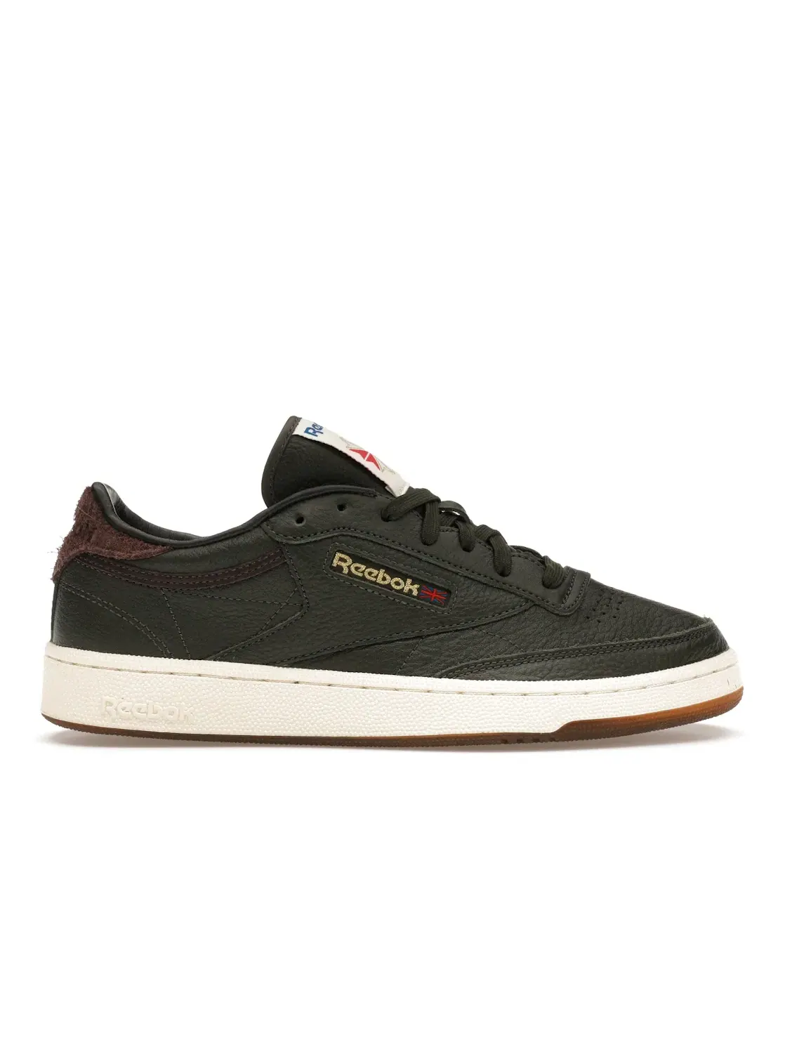 Кроссовки мужские Reebok Club C 85 Lifestyle Bodega Range Green — изображение 1 из 4, зеленый/коричневый-белый
