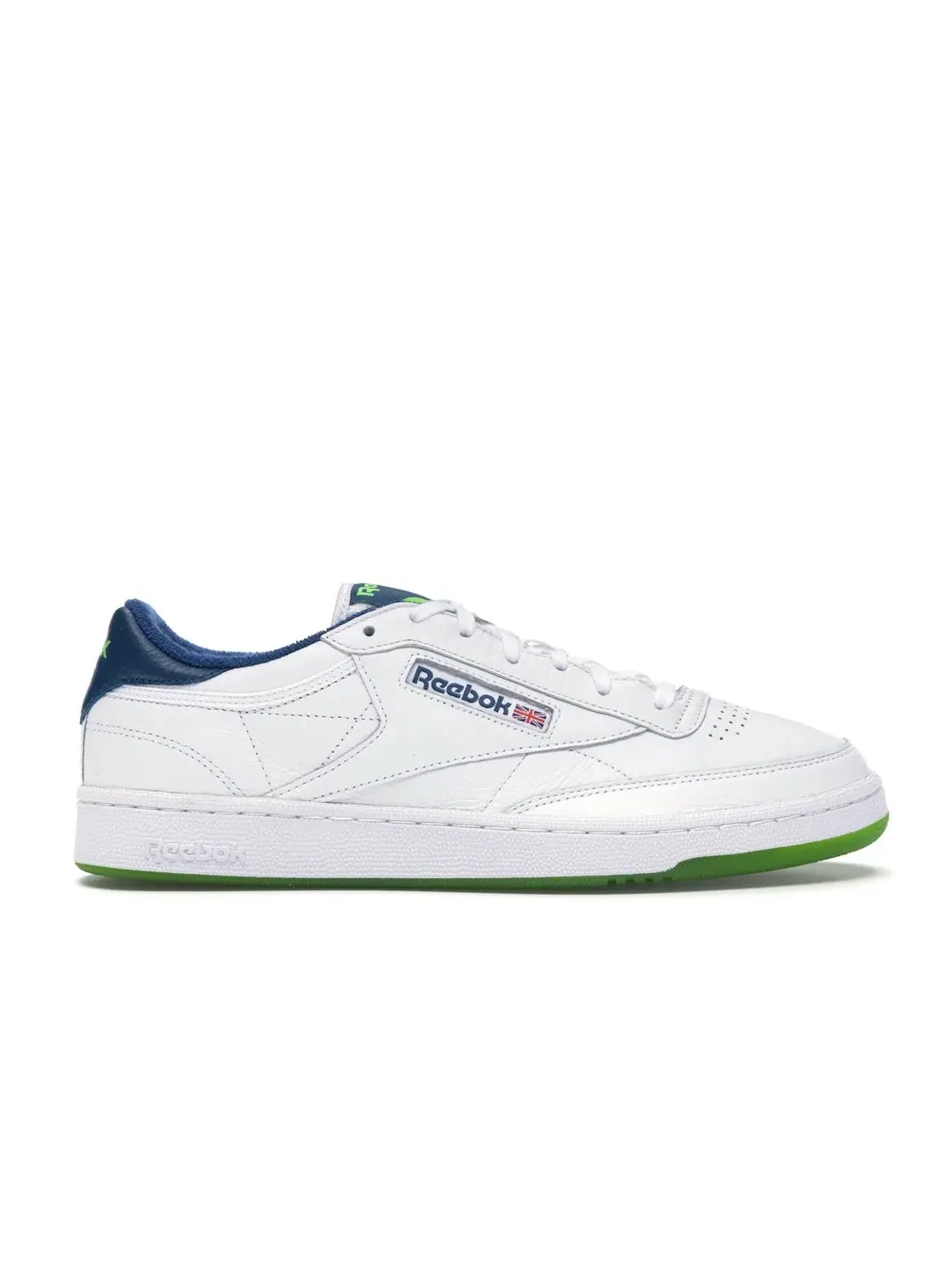 Кроссовки мужские Reebok Club C 85 Lifestyle — изображение 1 из 4, синий-зеленый