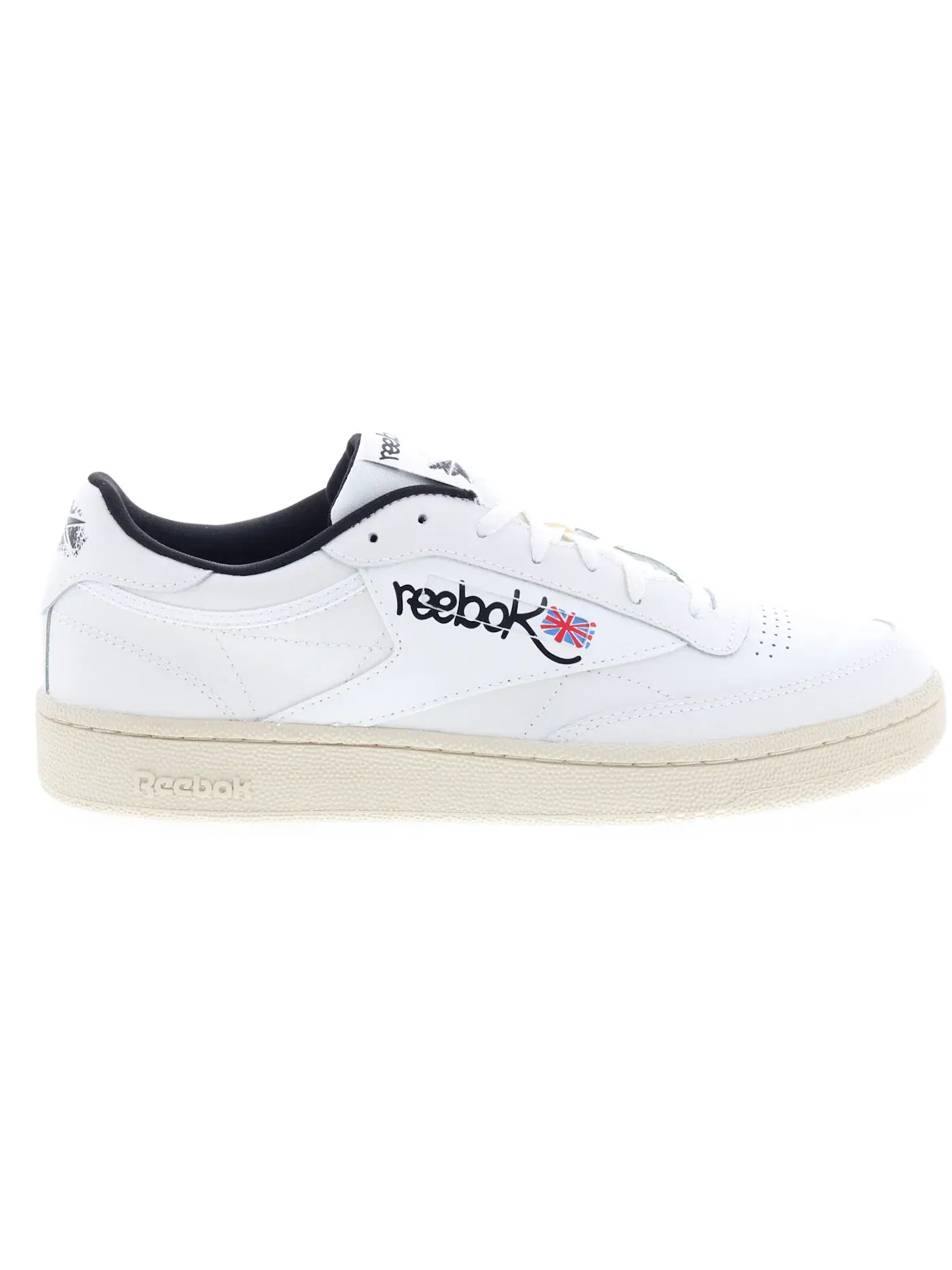 Кроссовки мужские Reebok Club C 85 Lifestyle, кожаные — изображение 1 из 1, черный