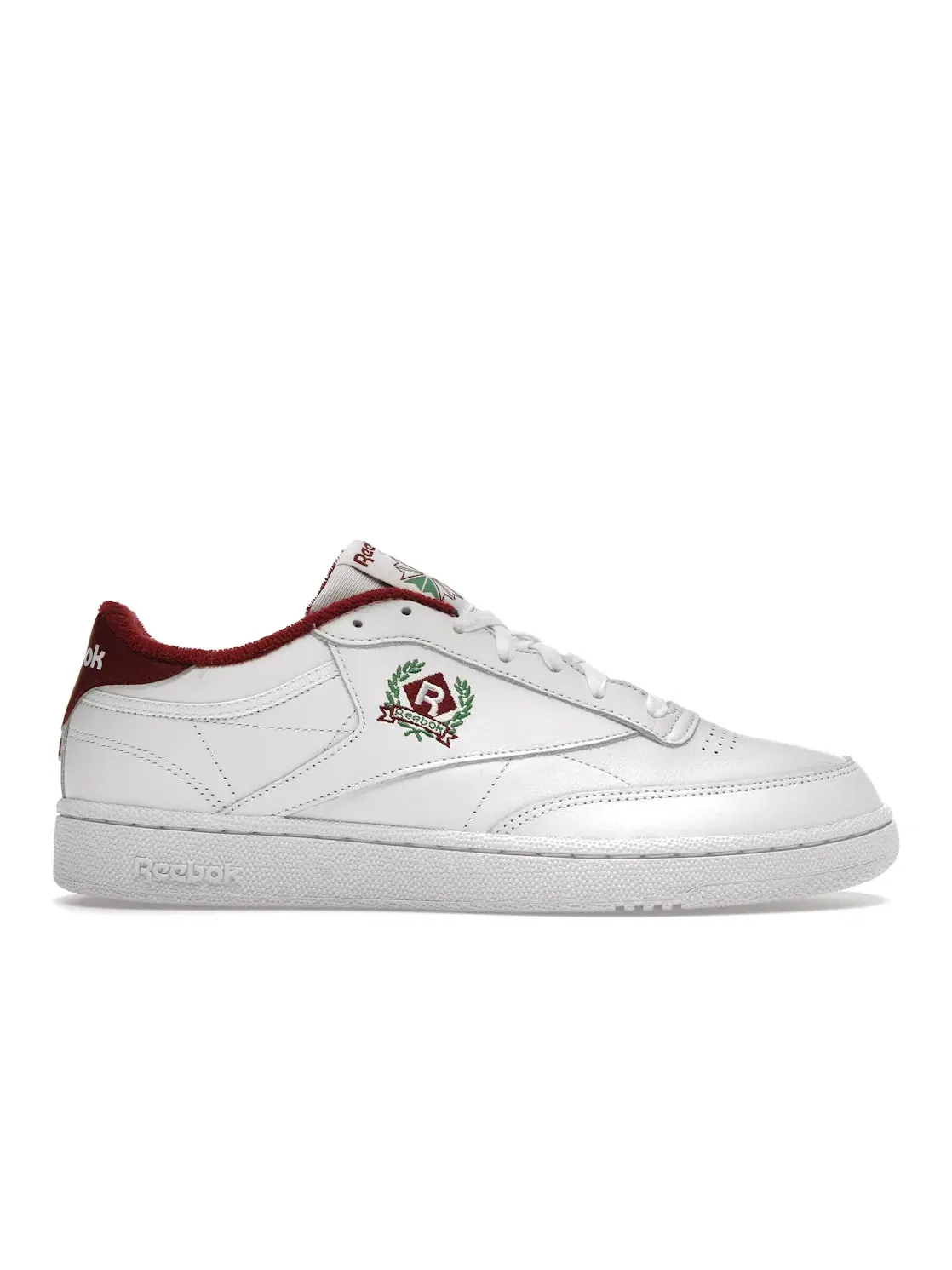 Кроссовки Reebok Club C 85 lifestyle унисекс, кожаные — изображение 1 из 4, белый