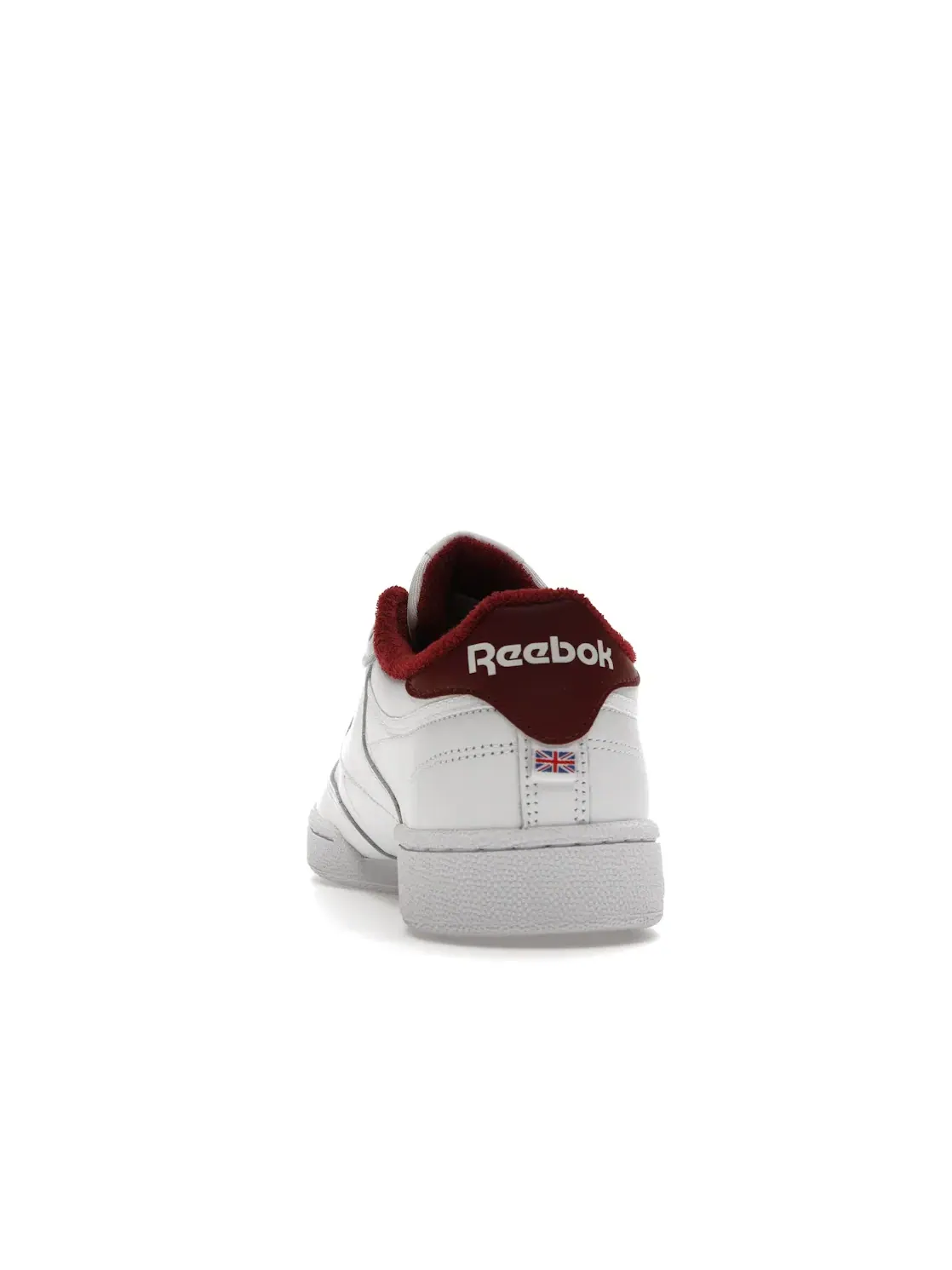 Кроссовки Reebok Club C 85 lifestyle унисекс, кожаные — изображение 4 из 4, белый
