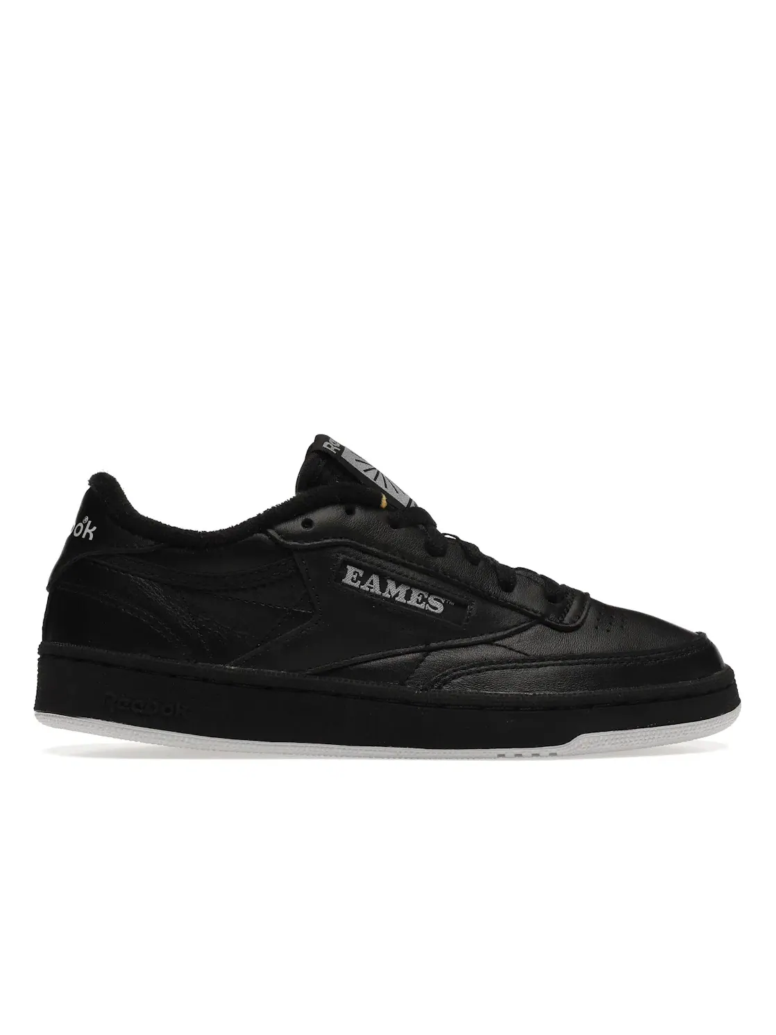 Кроссовки мужские Reebok Club C 85 Eames Monotone Pack Black, кожаные — изображение 1 из 4, черный