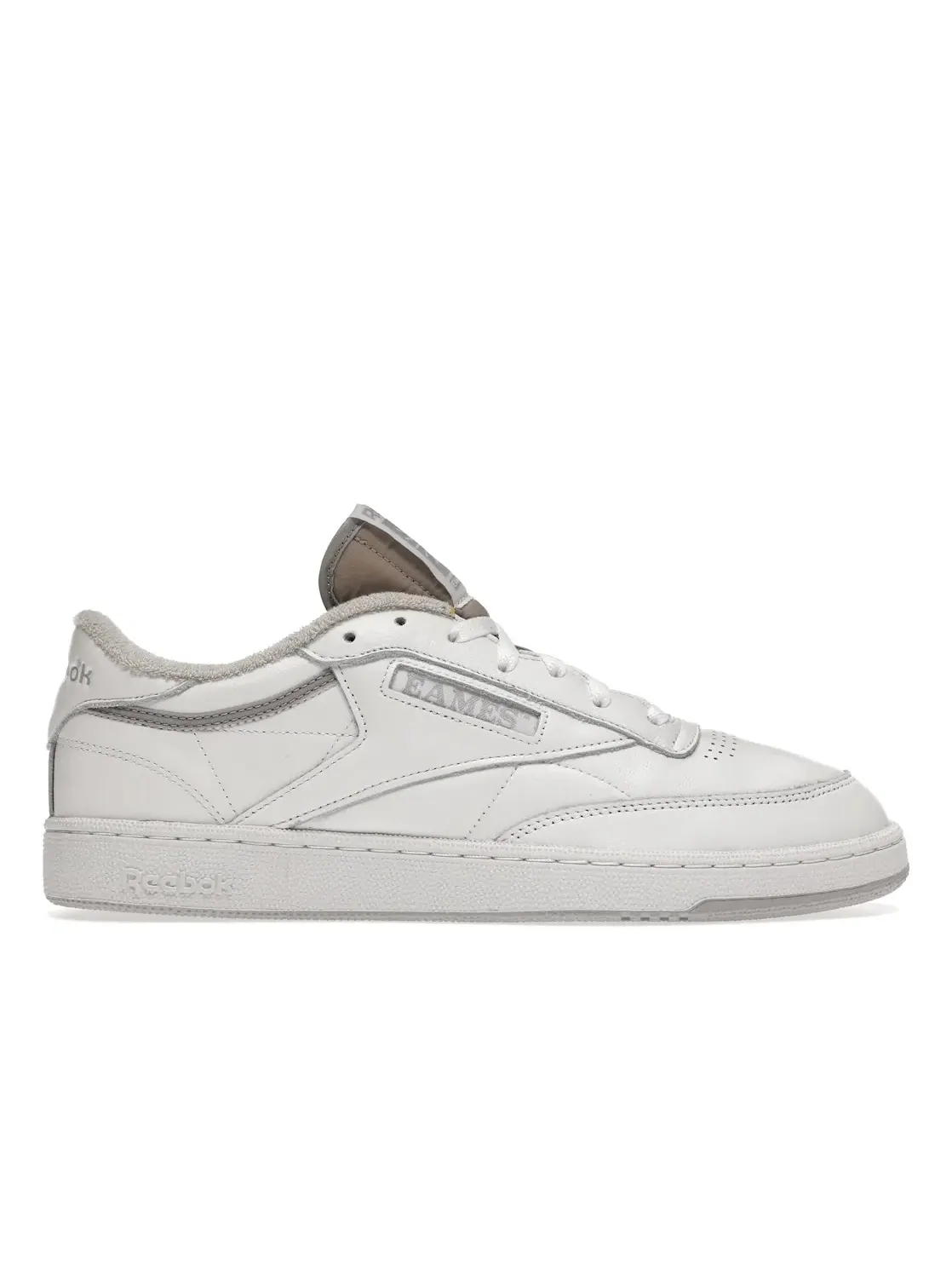 Кроссовки мужские Reebok Club C 85 Eames Monotone Pack, кожаные — изображение 1 из 4, серый