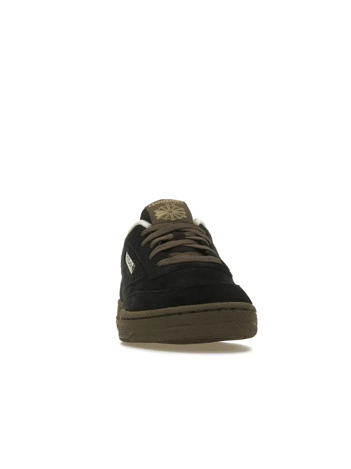 Кроссовки мужские Reebok Club C 85 END. Stout, Lifestyle — изображение 2 из 4, черный//бледный желтый