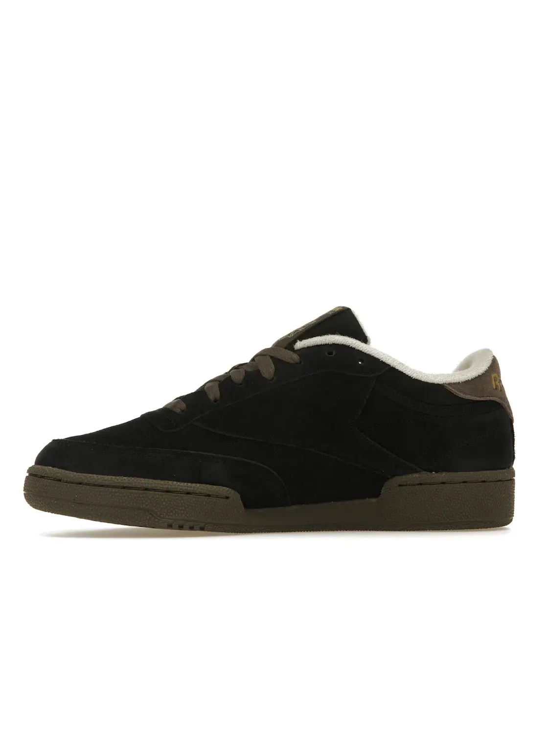 Кроссовки мужские Reebok Club C 85 END. Stout, Lifestyle — изображение 3 из 4, черный//бледный желтый