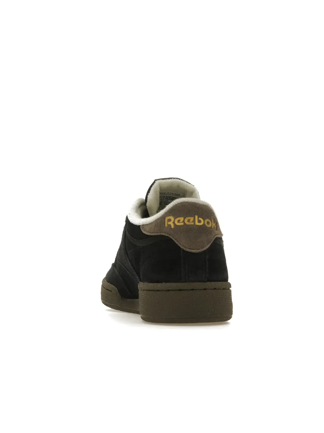 Кроссовки мужские Reebok Club C 85 END. Stout, Lifestyle — изображение 4 из 4, черный//бледный желтый