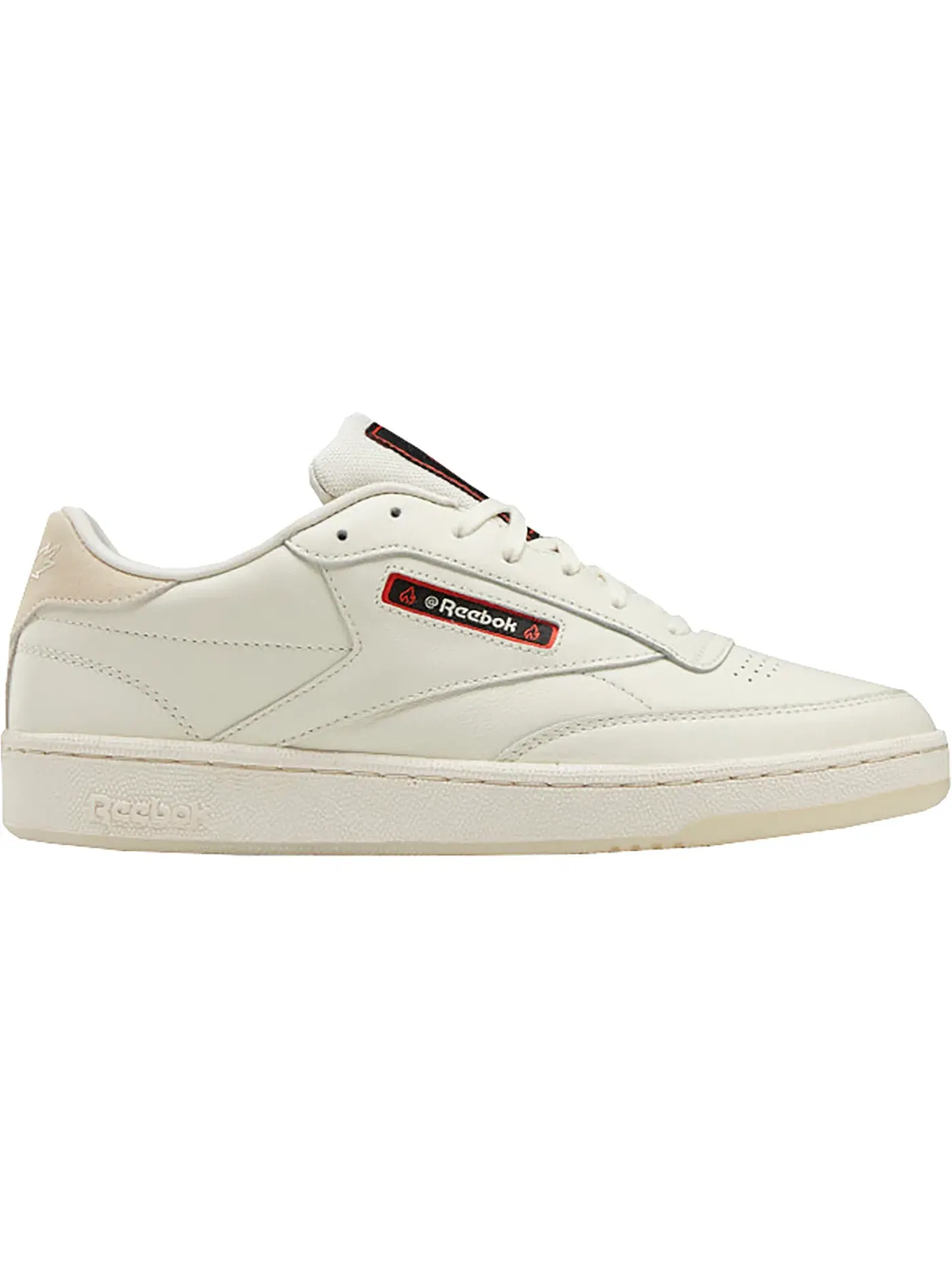 Кроссовки мужские Reebok Club C 85, низкий профиль — изображение 1 из 1, классический белый/белый