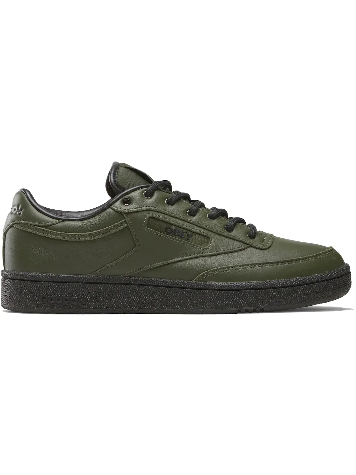 Кроссовки мужские Reebok Club C 85 OBEY Lifestyle — изображение 1 из 1, зеленый/черный/красный