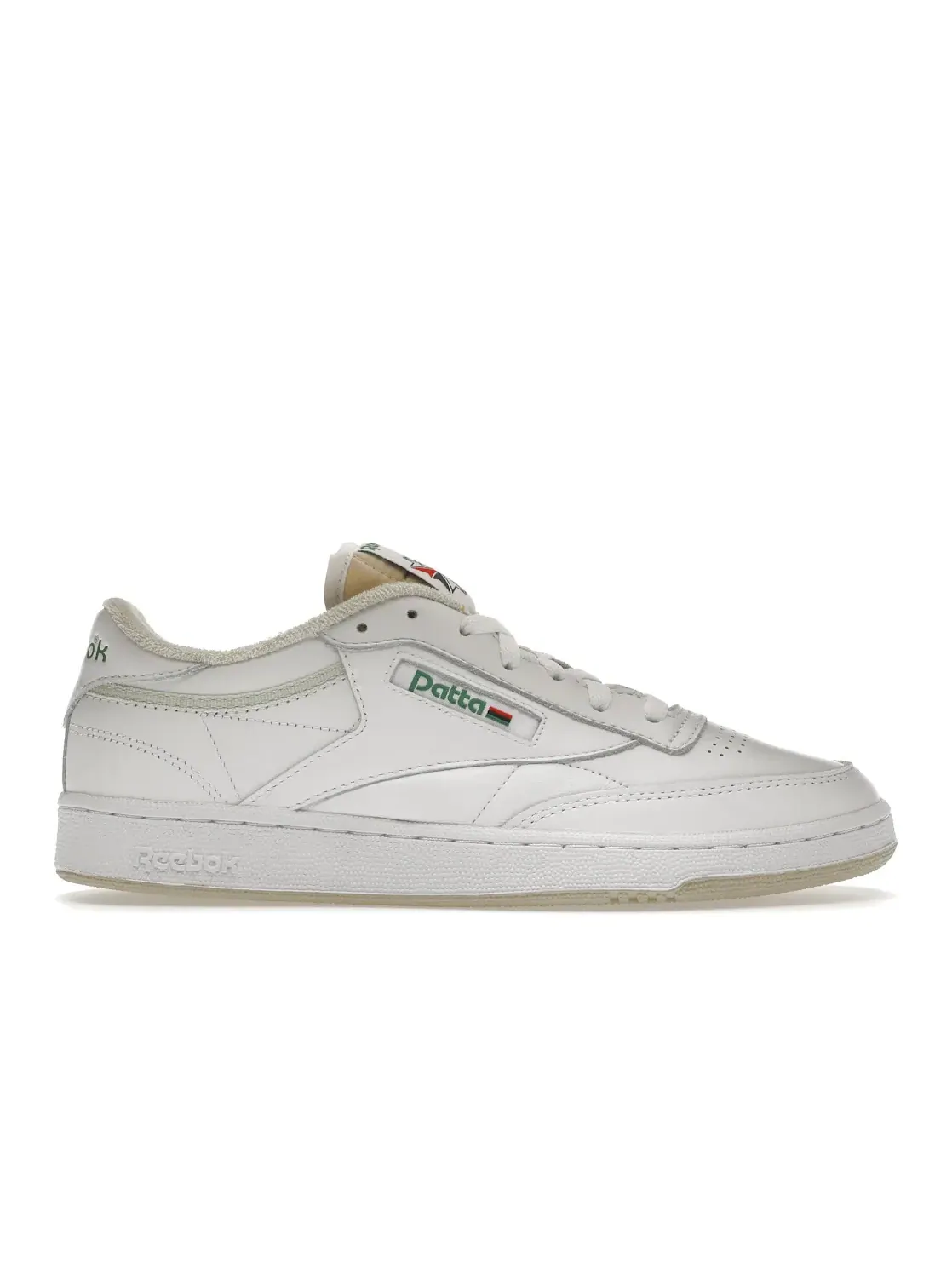 Кроссовки мужские Reebok Club C 85 Patta, Lifestyle — изображение 1 из 4, белый белый