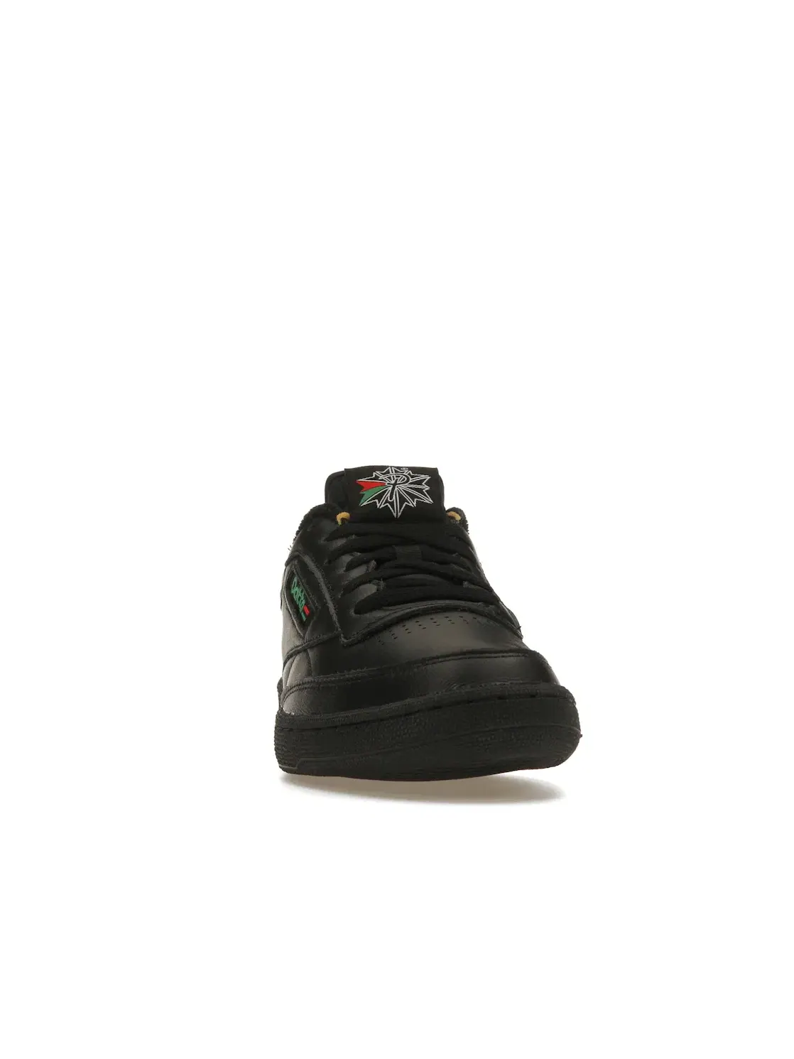 Кроссовки мужские Reebok Club C 85 Lifestyle — изображение 2 из 4, черный/черный/зеленый