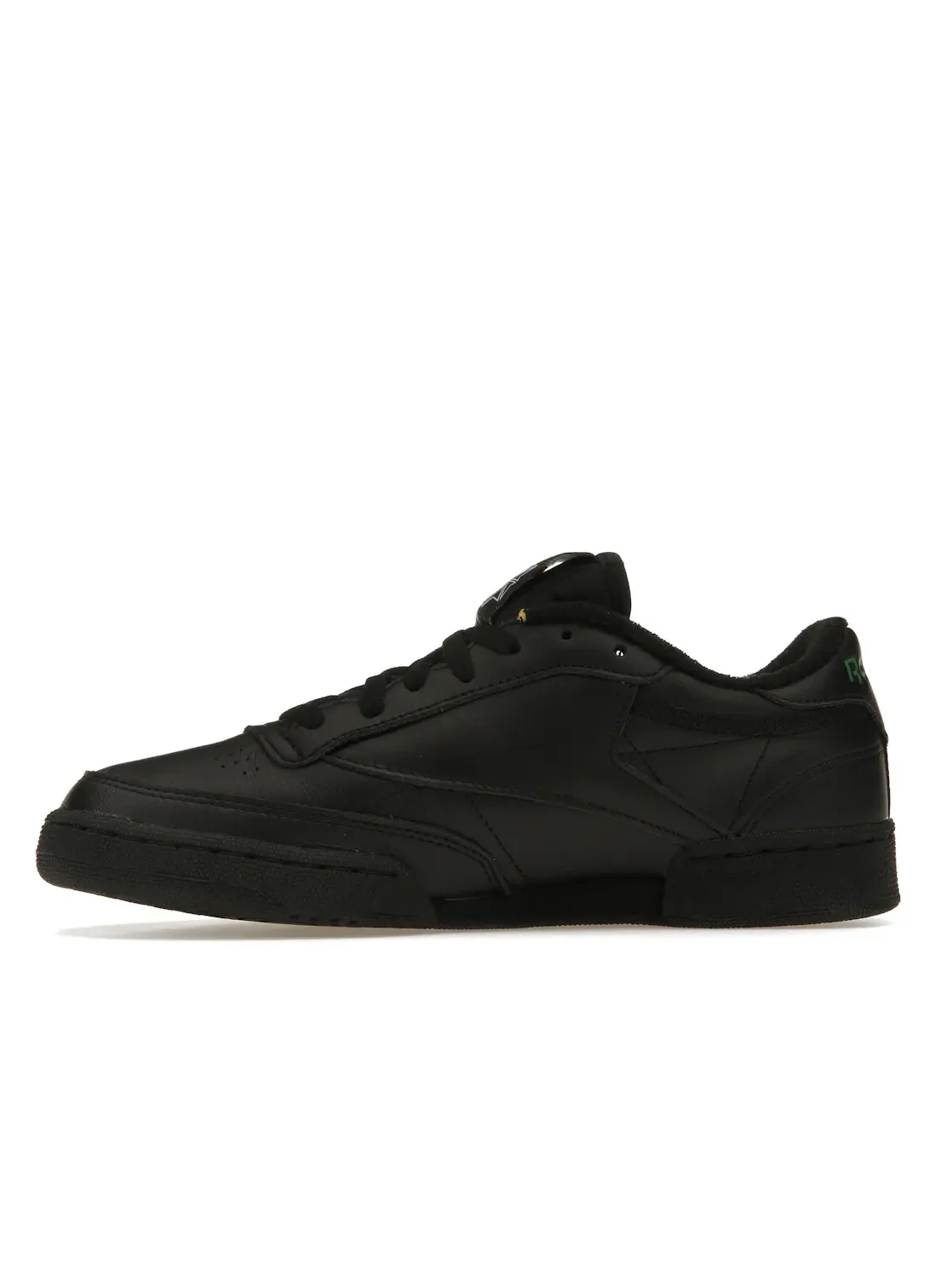 Кроссовки мужские Reebok Club C 85 Lifestyle — изображение 3 из 4, черный/черный/зеленый
