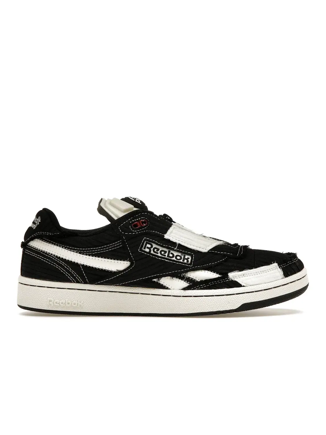 Кроссовки мужские Reebok Club C 85 Pump, кожаные, с технологией Pump — изображение 1 из 4, черный//красный