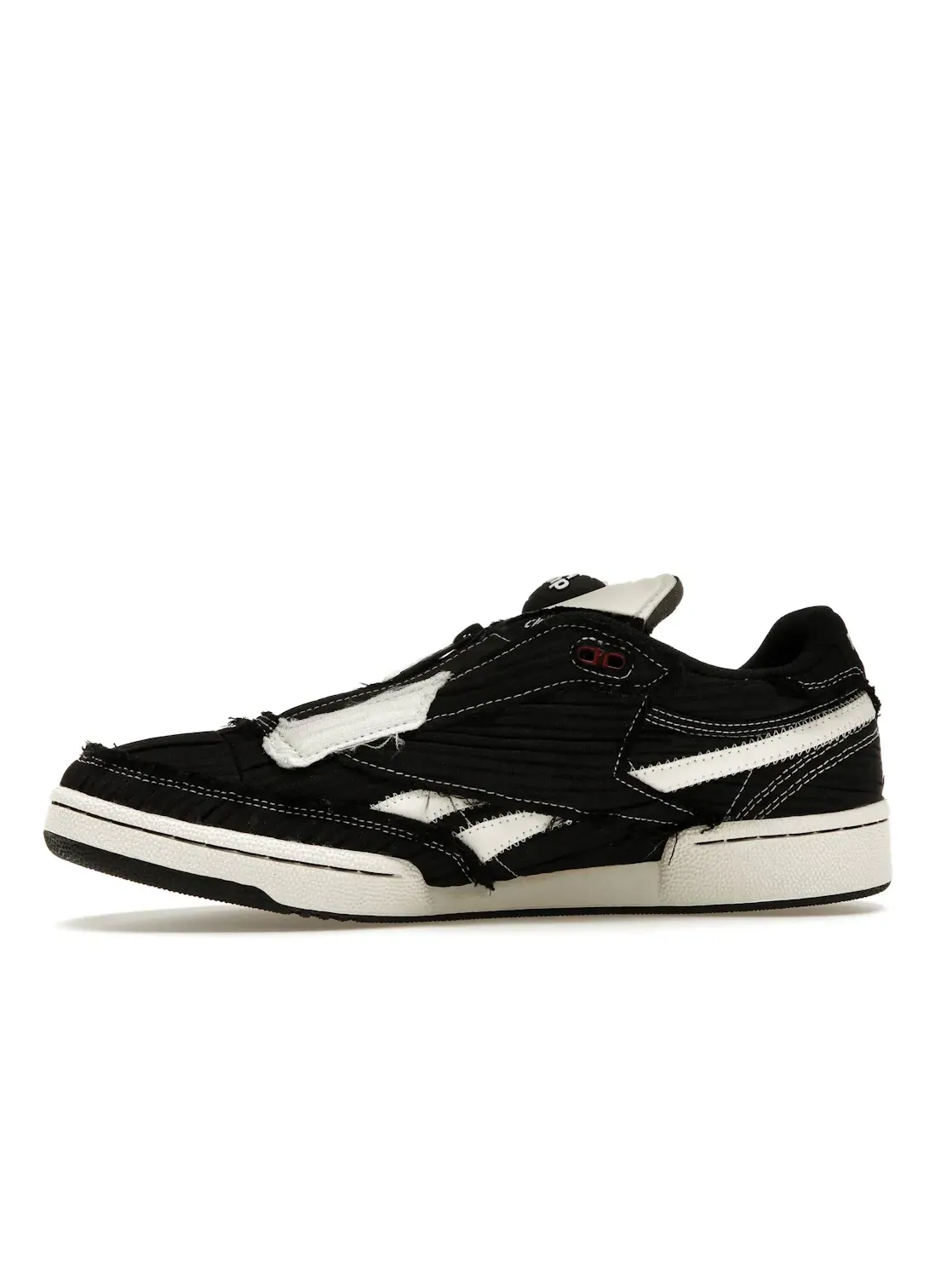 Кроссовки мужские Reebok Club C 85 Pump, кожаные, с технологией Pump — изображение 3 из 4, черный//красный