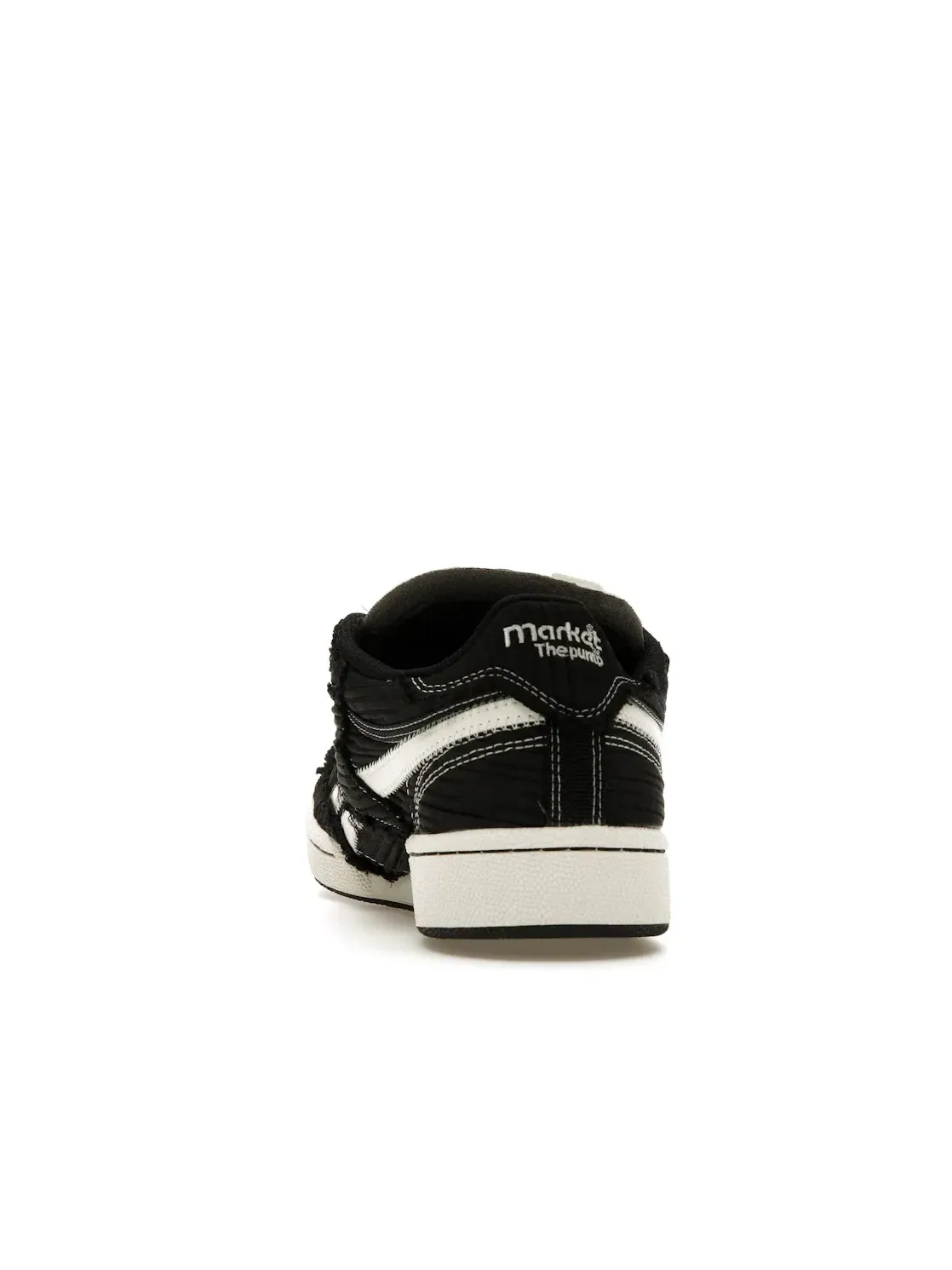 Кроссовки мужские Reebok Club C 85 Pump, кожаные, с технологией Pump — изображение 4 из 4, черный//красный