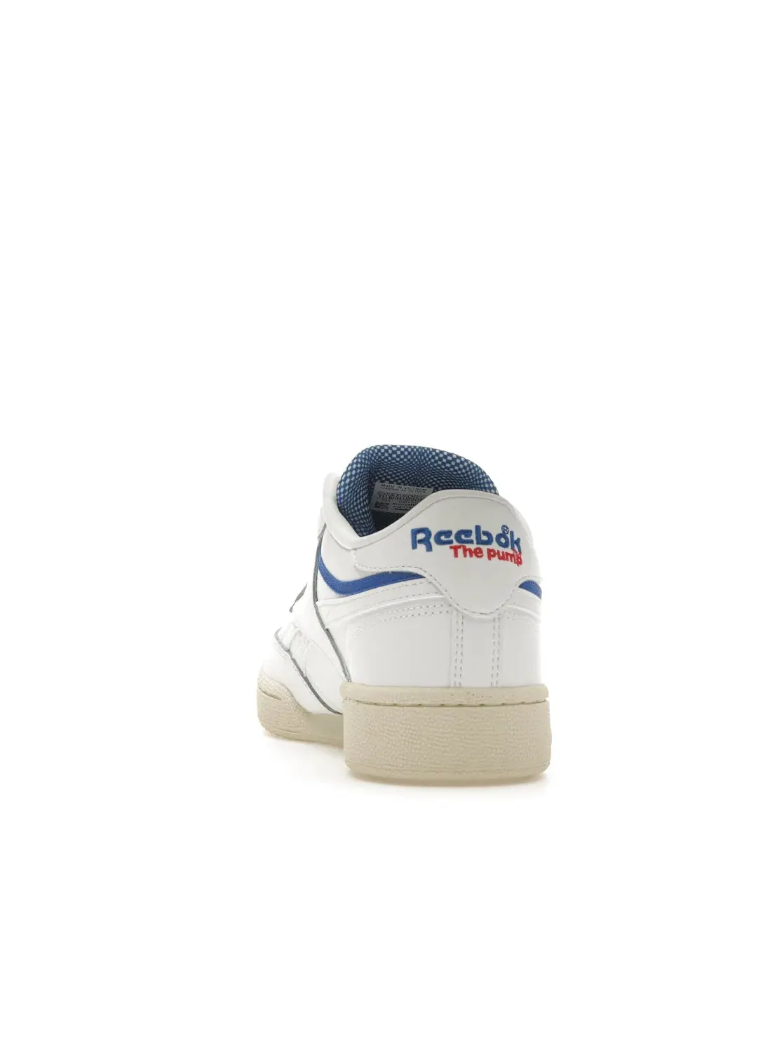Кроссовки мужские Reebok Club C 85 Pump Vector Blue, с насосной системой — изображение 4 из 4