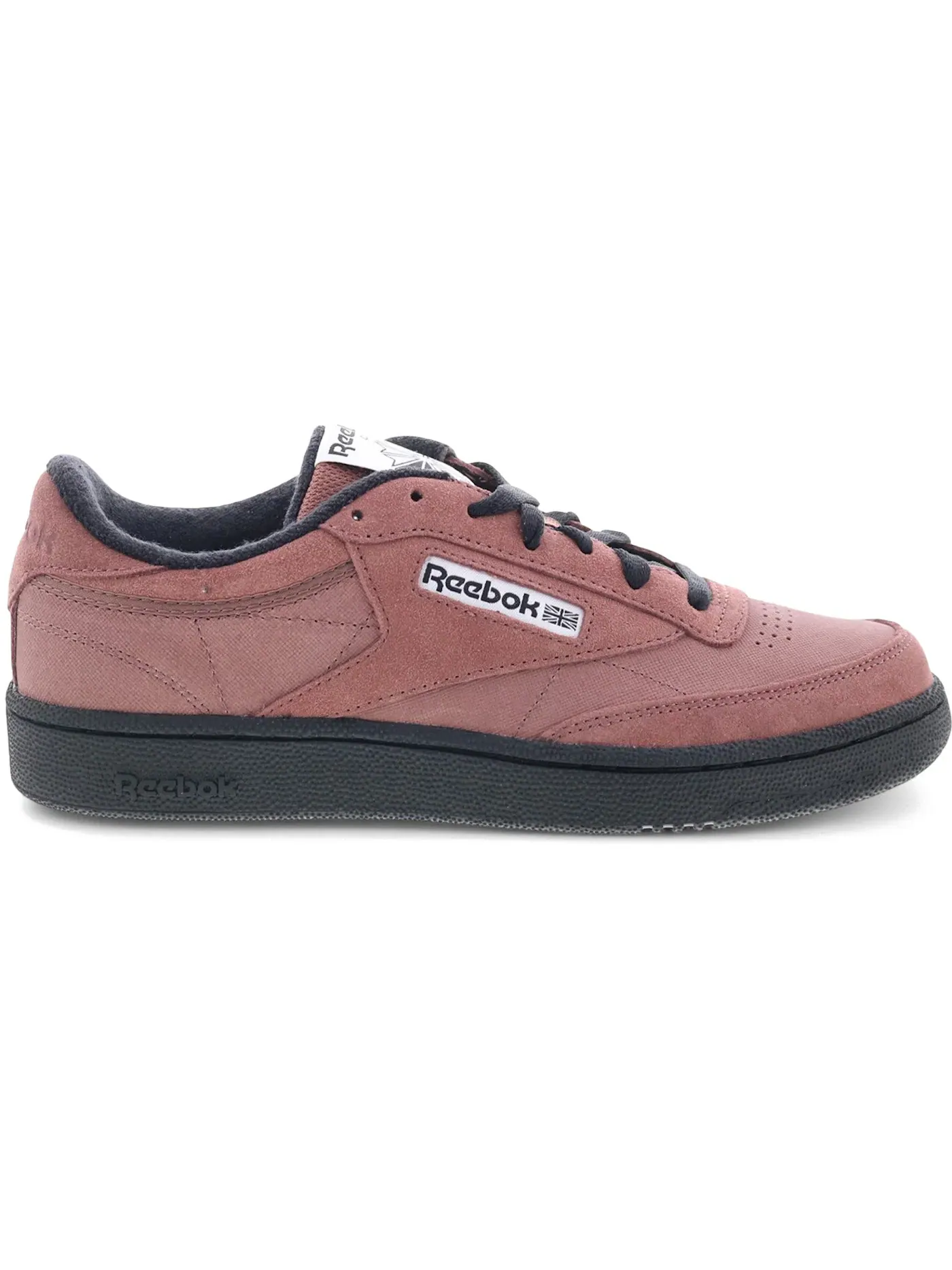 Кроссовки мужские Reebok Club C 85 Lifestyle, кожаные — изображение 1 из 1, черный/белый