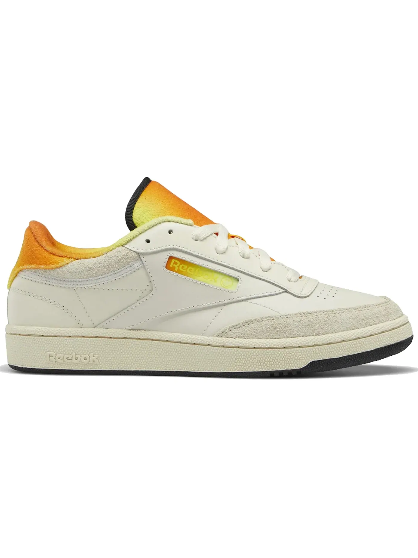 Кроссовки Reebok Club C 85 без шнуровки с принтом — изображение 1 из 1, золотистый