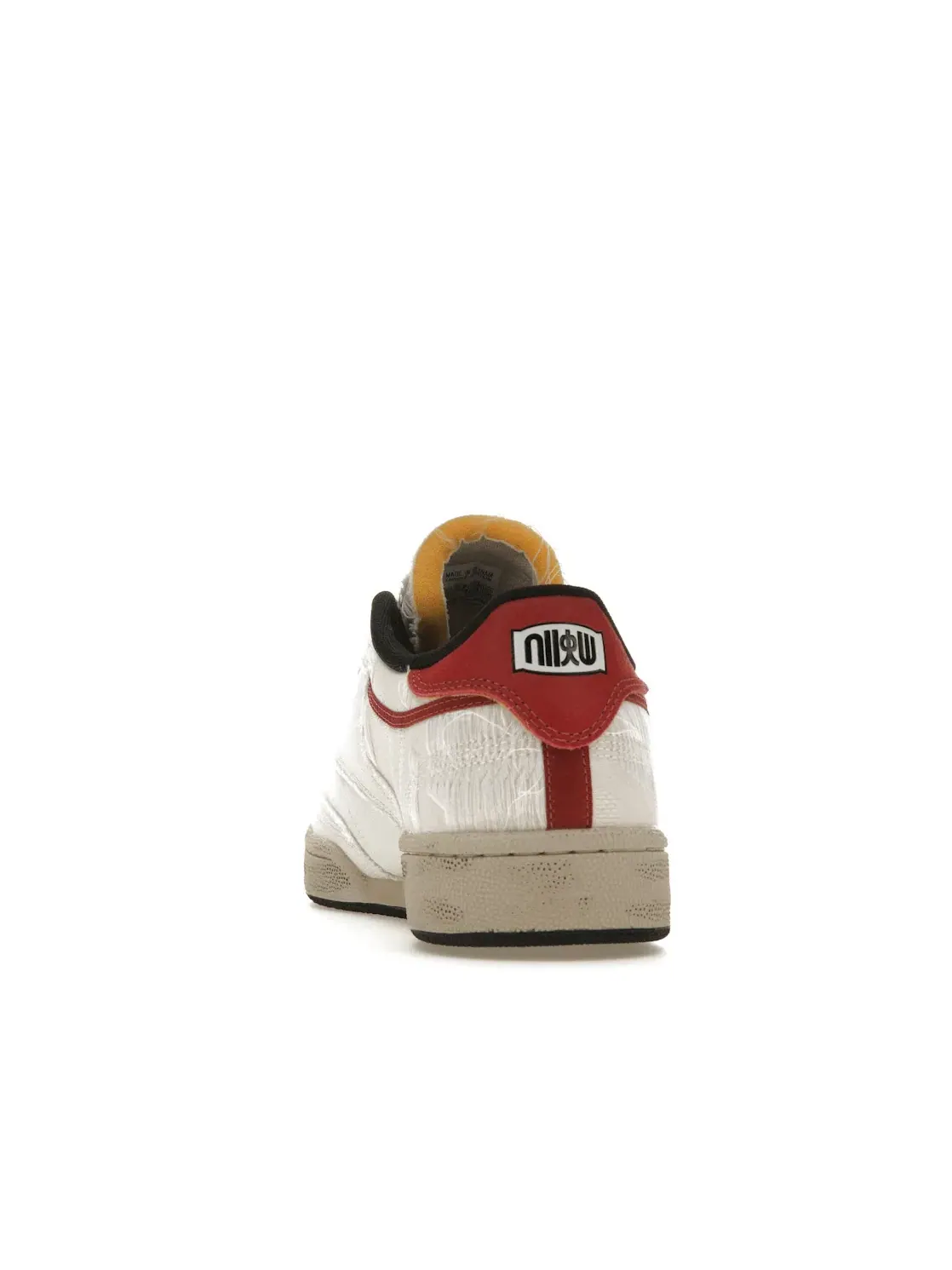 Кроссовки мужские Reebok Club C 85, низкий профиль, кожаные — изображение 4 из 4, красный