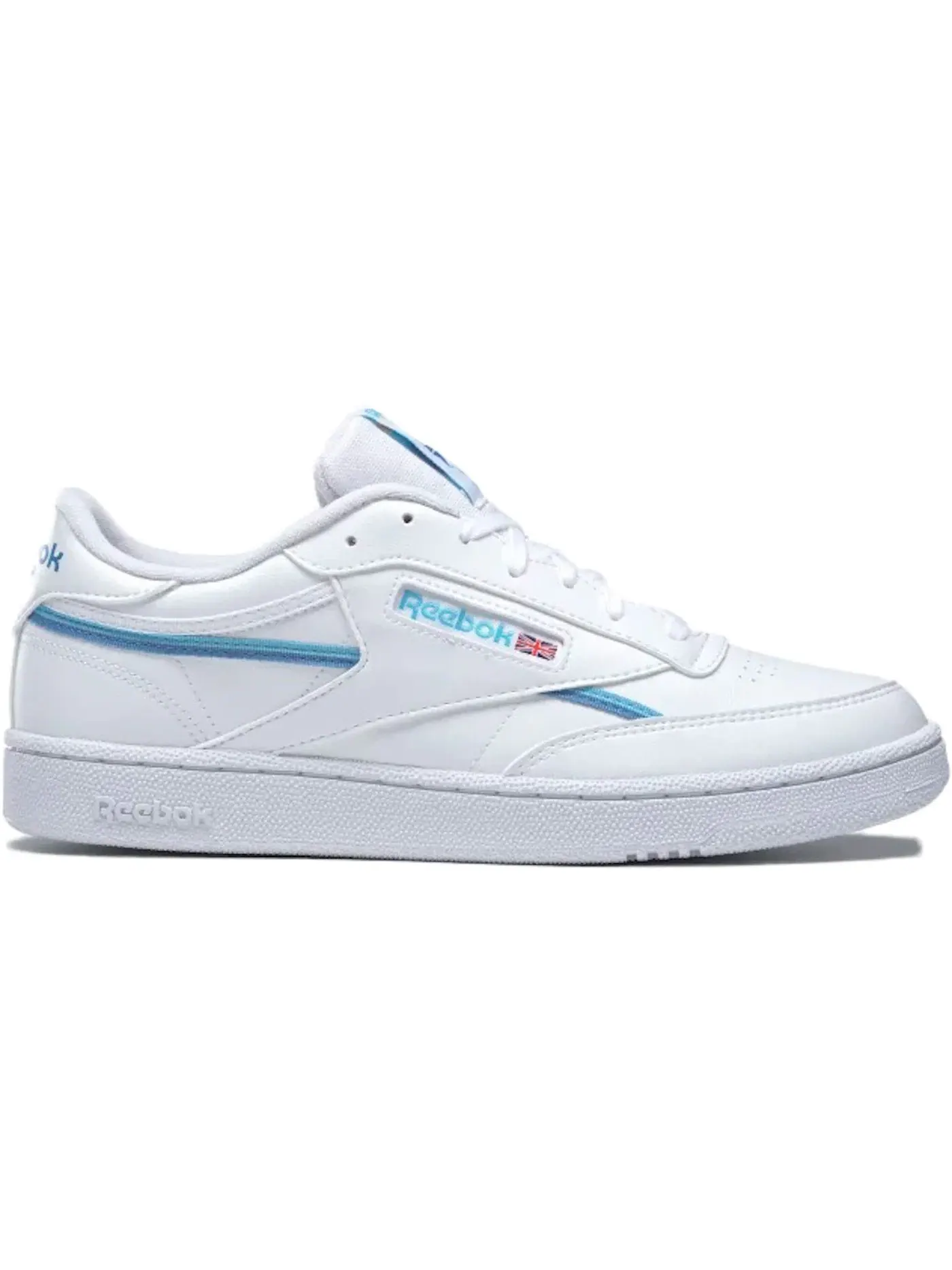 Кроссовки мужские Reebok Club C 85 Vegan — изображение 1 из 1, белый/синий/синий