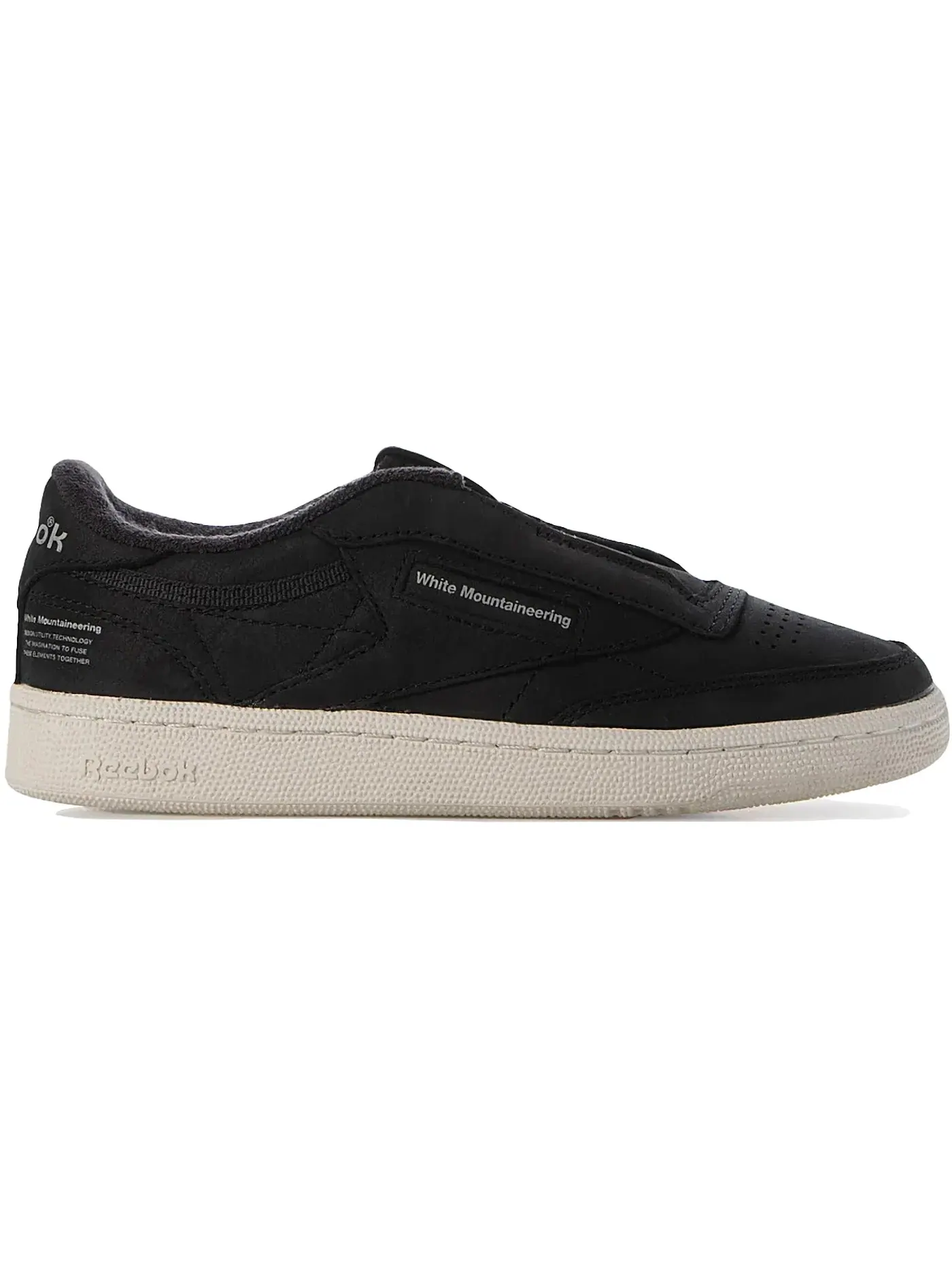 Кроссовки мужские Reebok Club C 85 Vintage, повседневные — изображение 1 из 1, черный/белый/черный