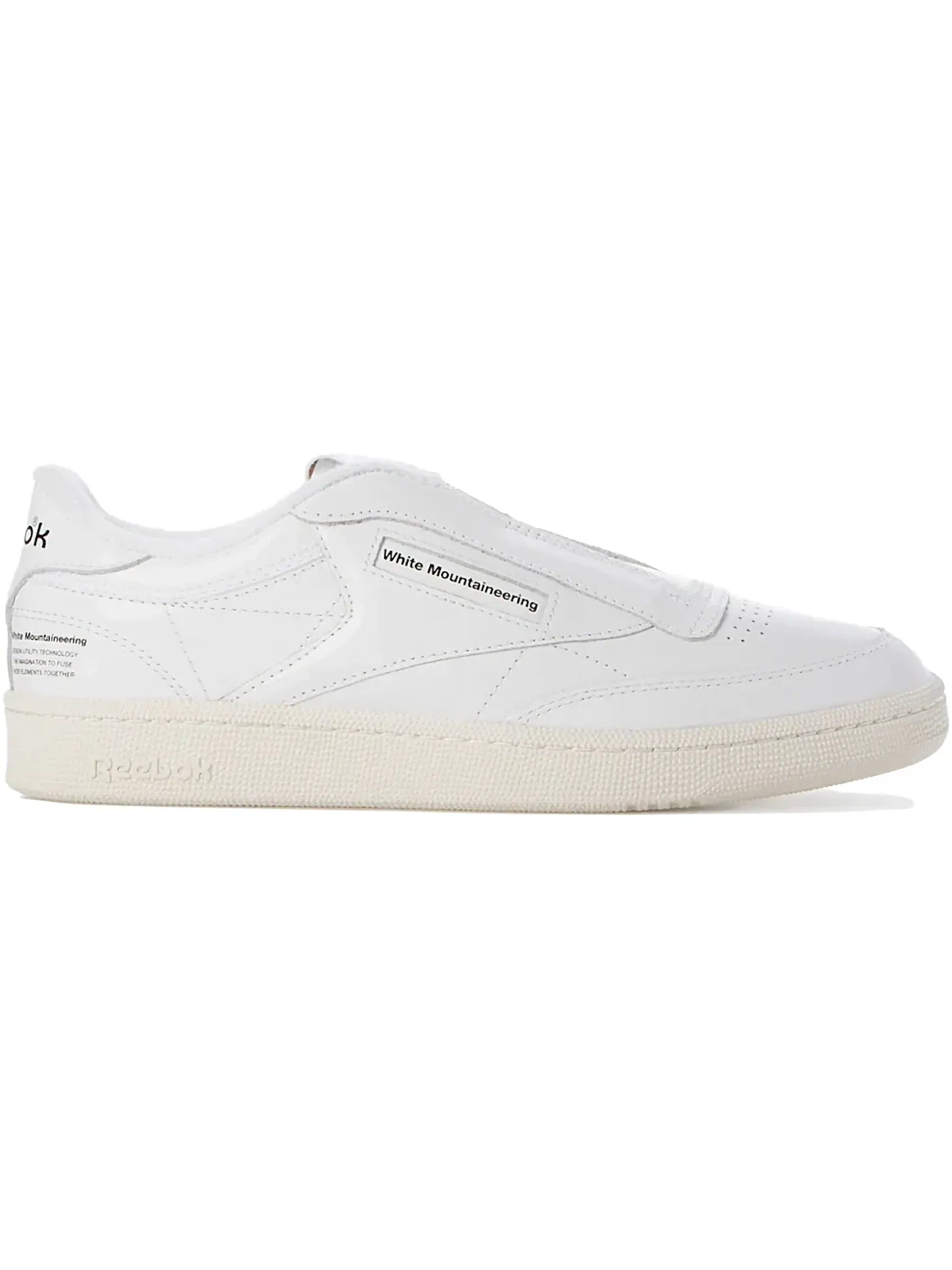 Кроссовки мужские Reebok Club C 85 Vintage, кожаные — изображение 1 из 1, белый/черный/белый