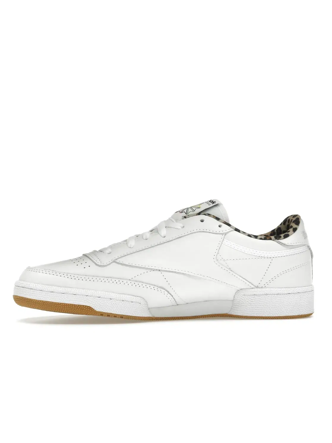 Кроссовки мужские Reebok Club C 85 Wacko Maria, кожаные — изображение 3 из 4, белый