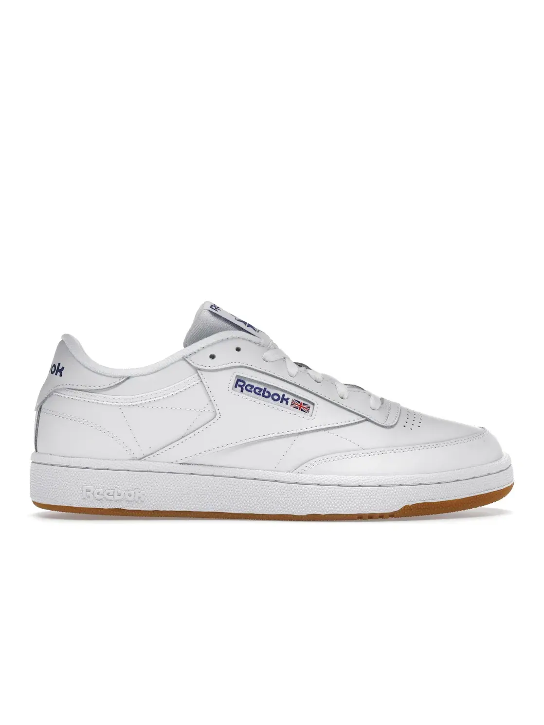 Кроссовки мужские Reebok Club C 85 Lifestyle, кожаные — изображение 1 из 4, белый